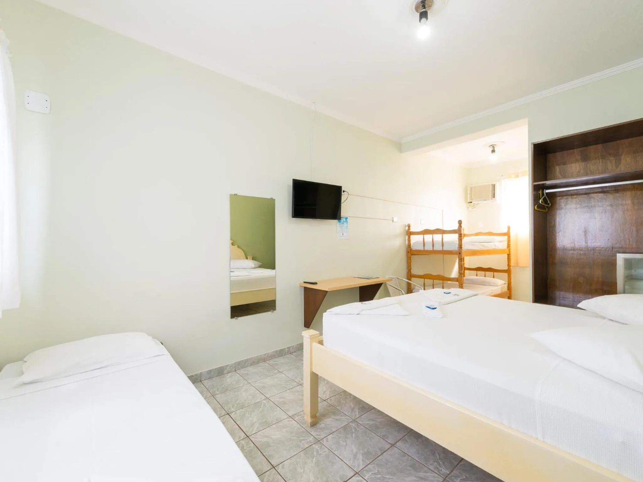 Bedroom, Bed in Hotel Venice Ubatuba