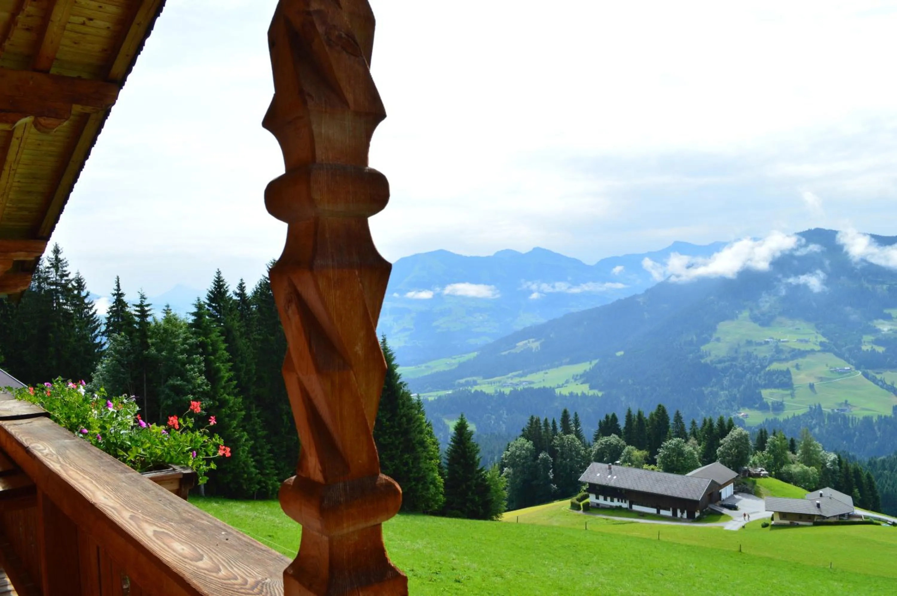 Balcony/Terrace in Biobauernhof Fleckl