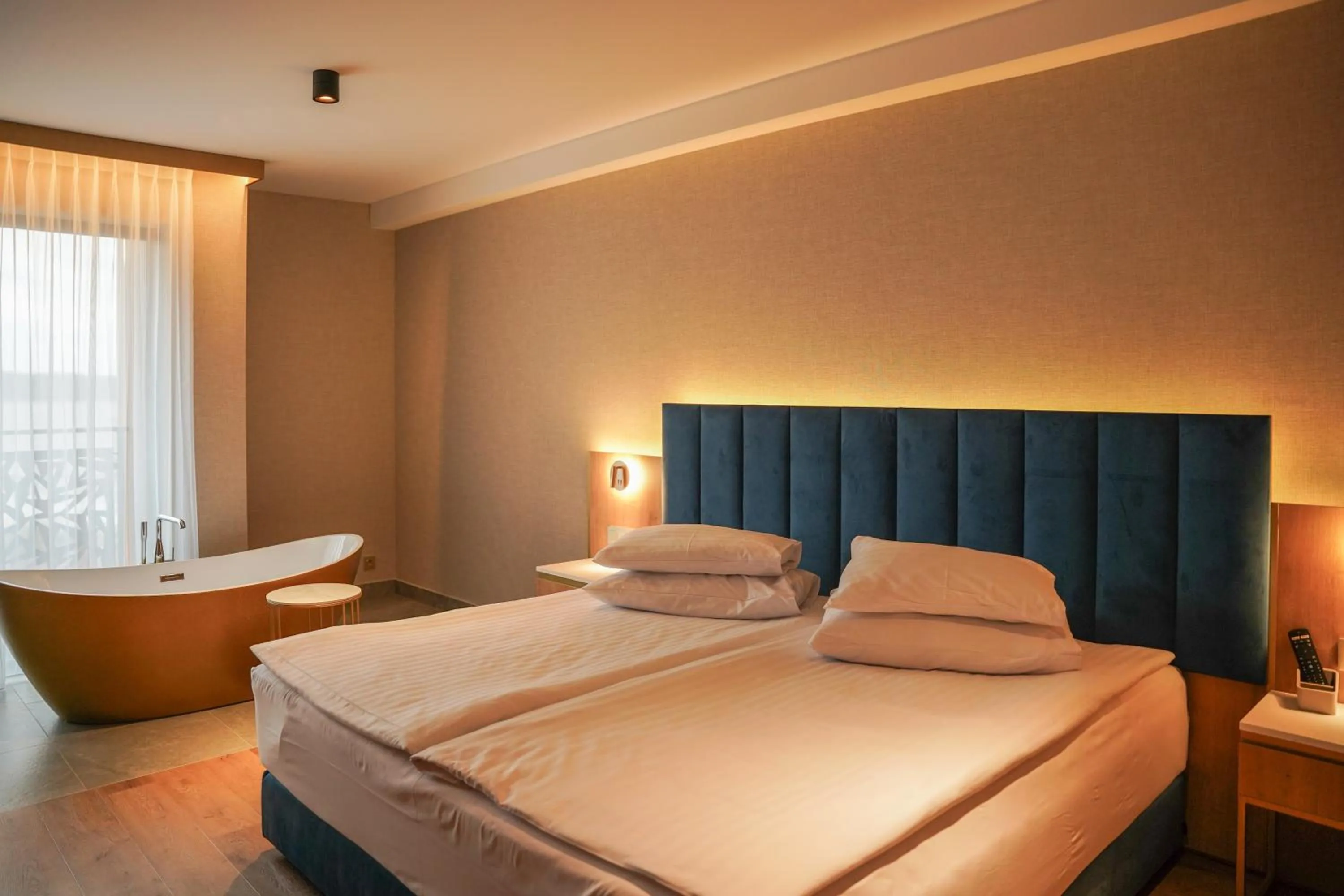 Bed in Hotel Mazurski Raj