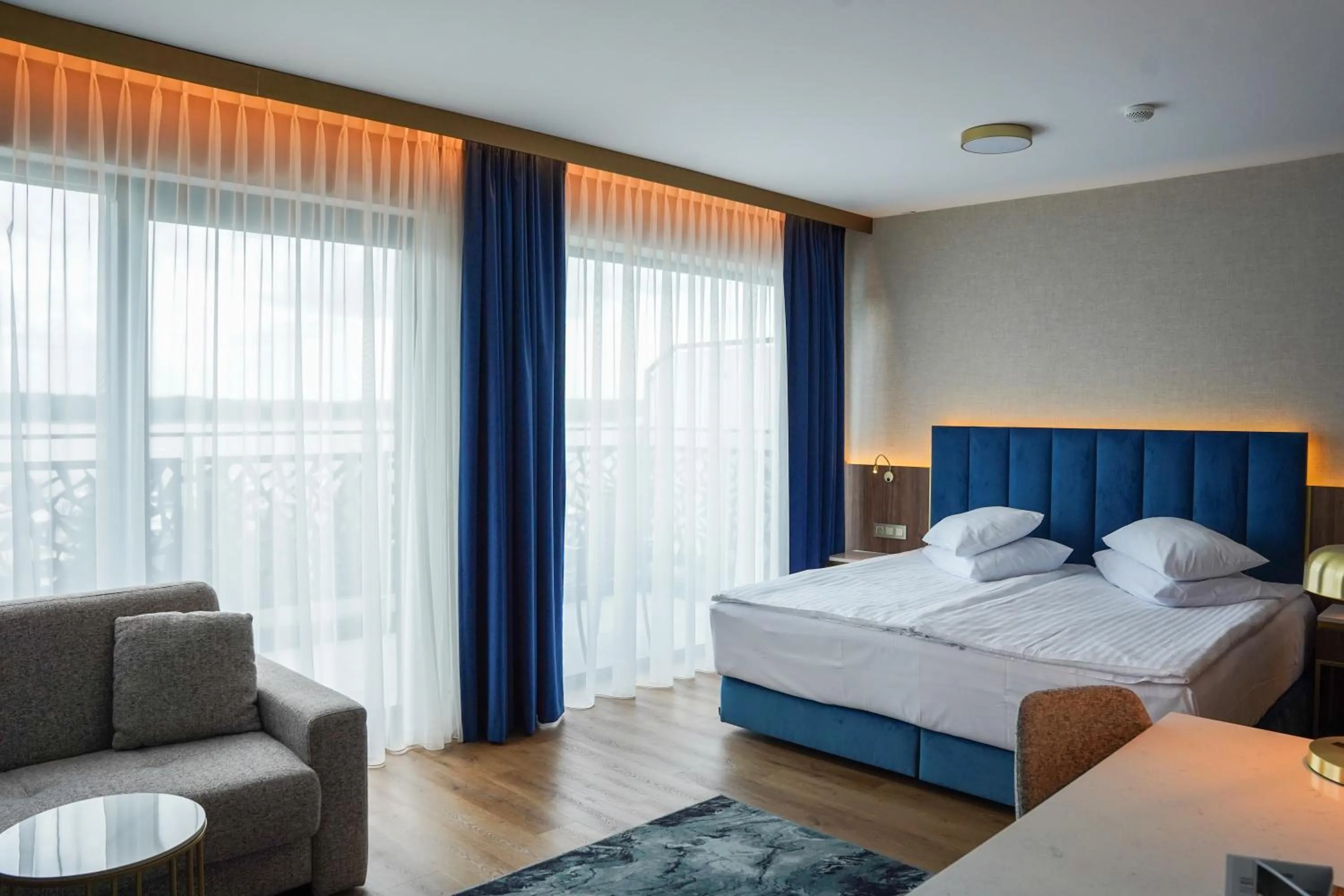 Bed in Hotel Mazurski Raj