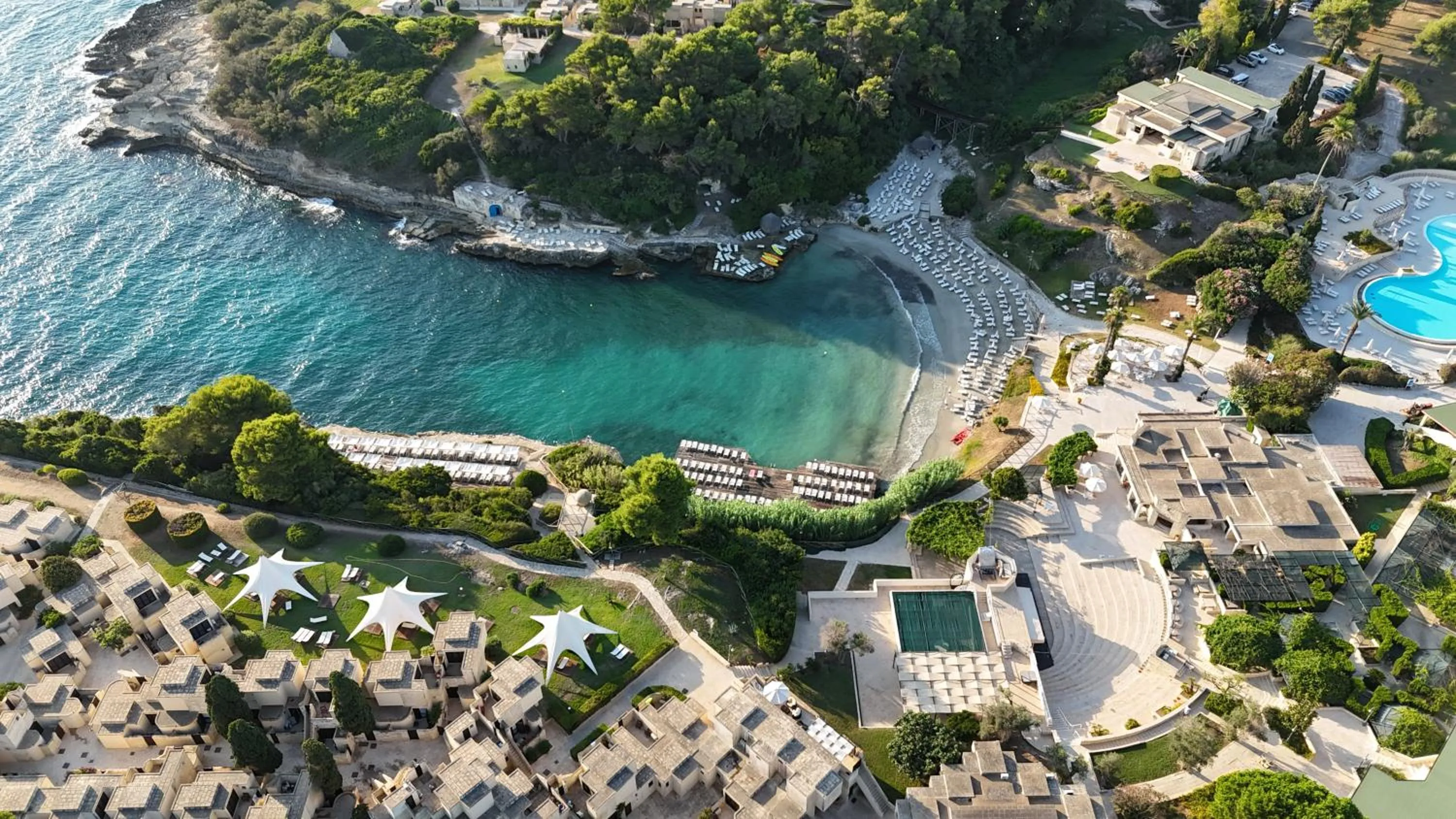 Bird's eye view in Le Cale D'Otranto Beach Resort
