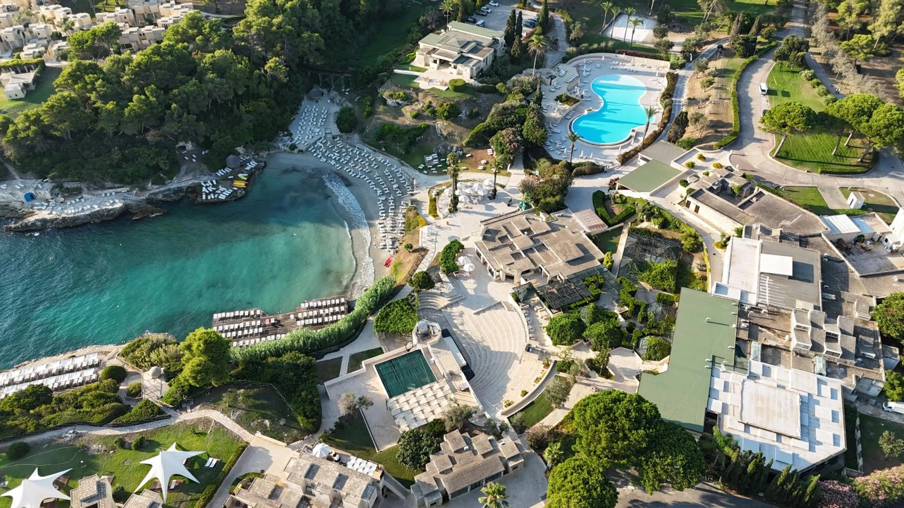 Bird's eye view in Le Cale D'Otranto Beach Resort