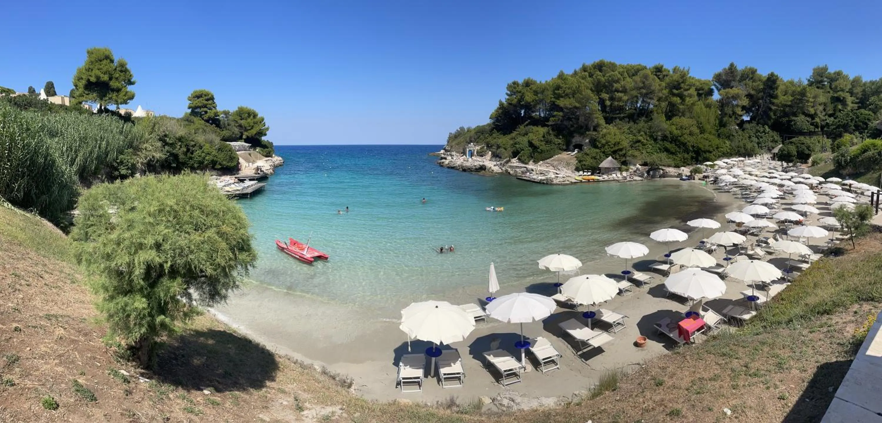 Sea view in Le Cale D'Otranto Beach Resort