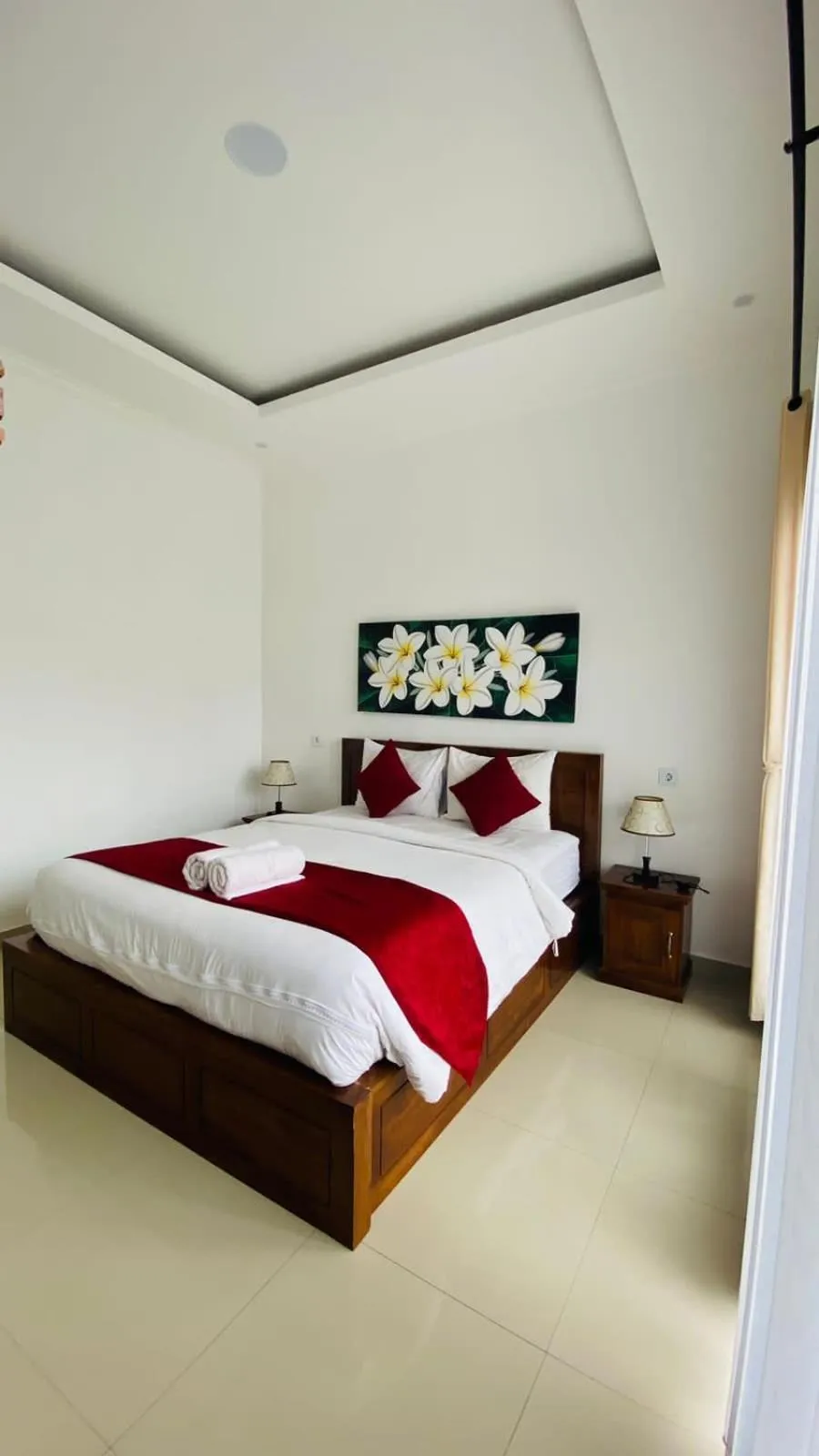 Bed in Juan Beach Bungalow
