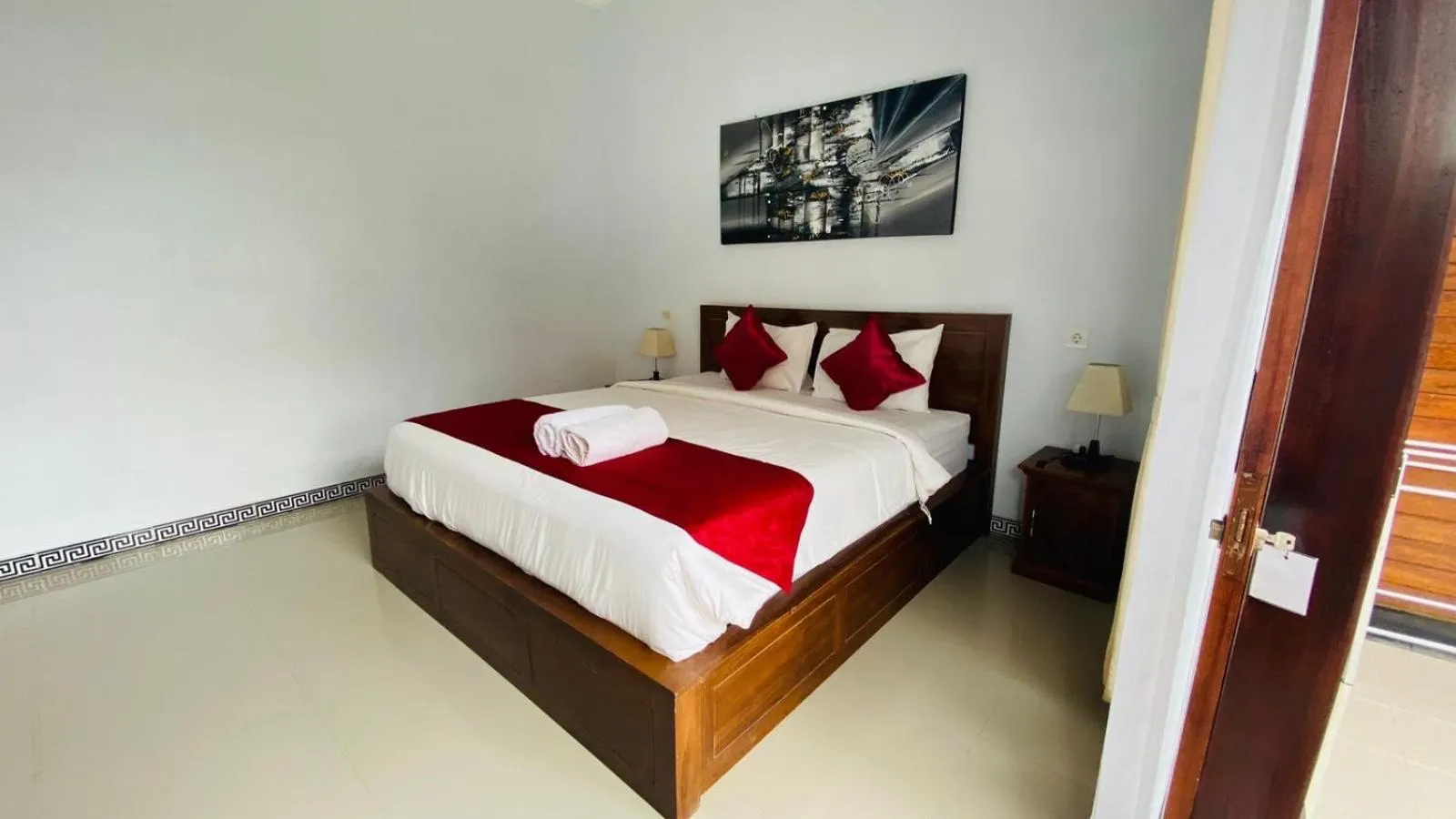 Bed in Juan Beach Bungalow