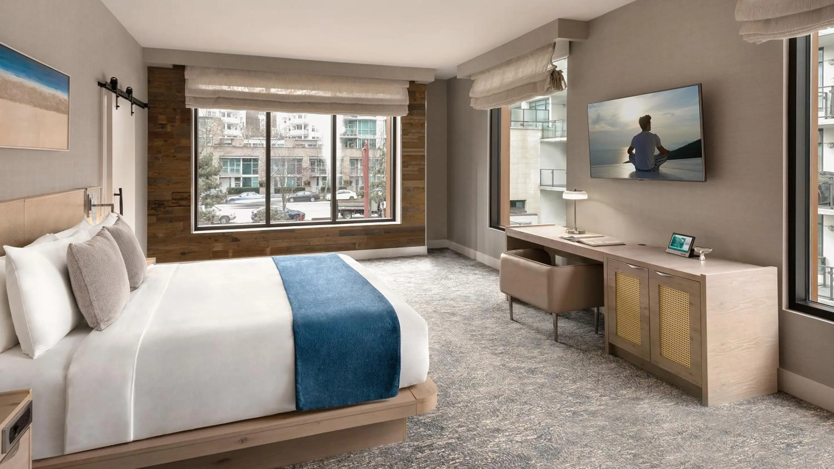 View (from property/room), Bed in Seaside Hotel North Vancouver