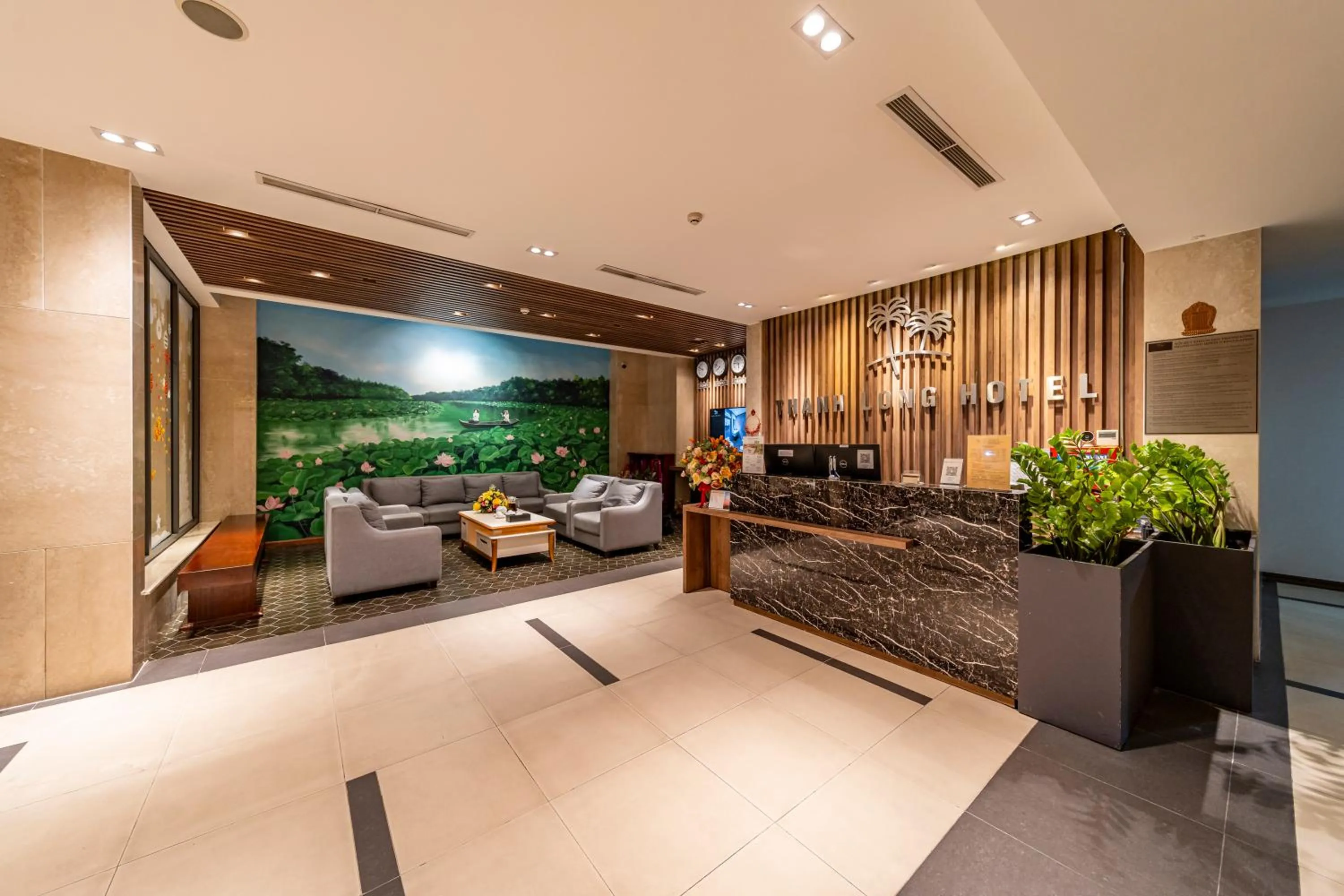 Lobby or reception in Thanh Long Hotel - Tra Khuc