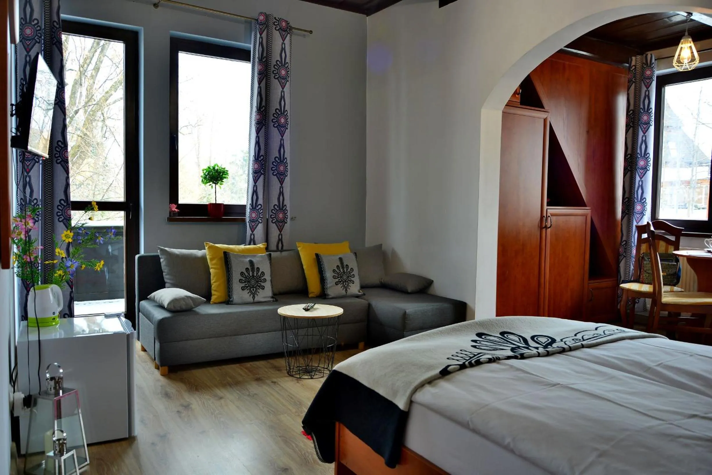 Seating area in Czarna Willa