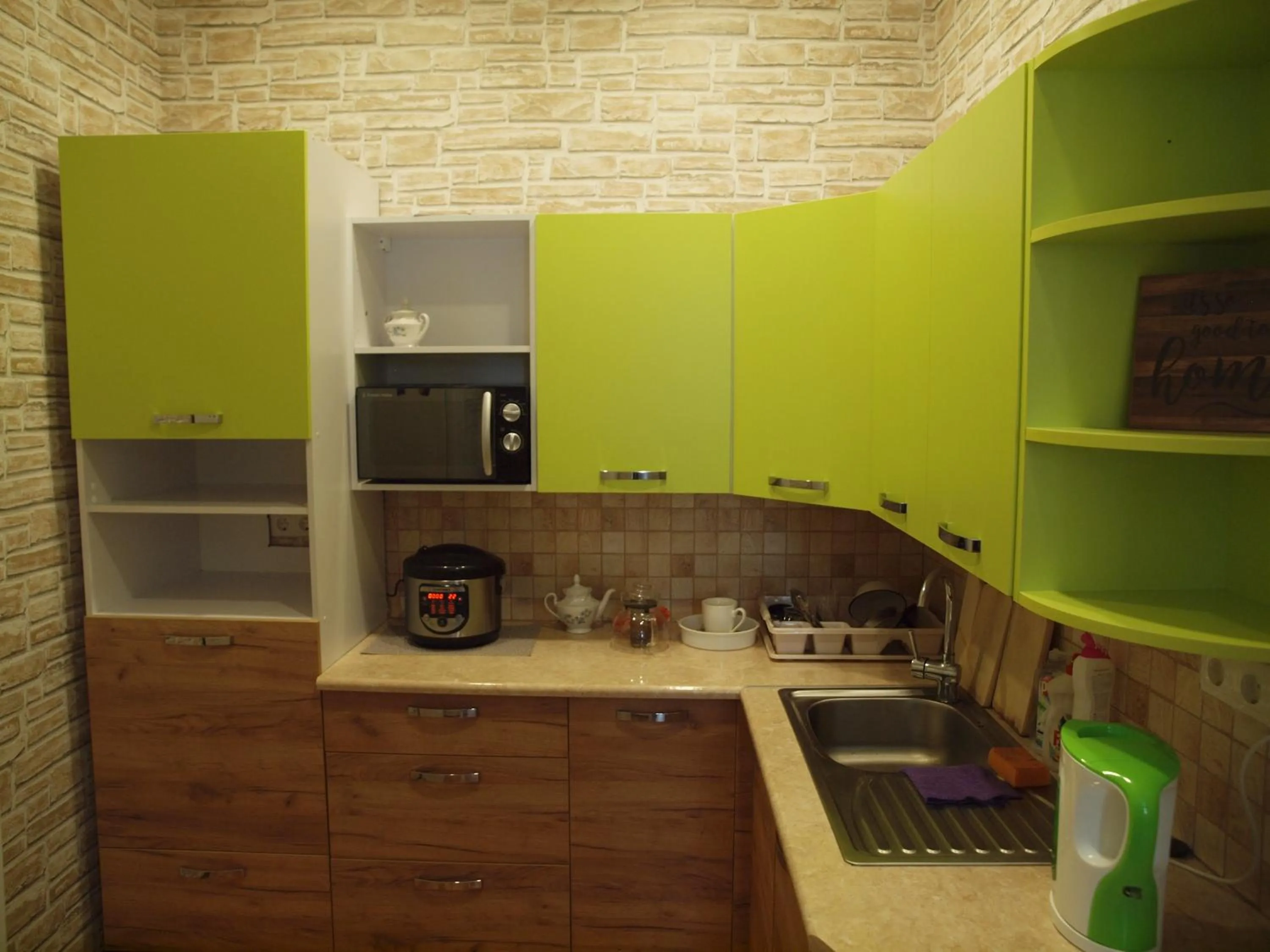 Communal kitchen in City Westa Hotel