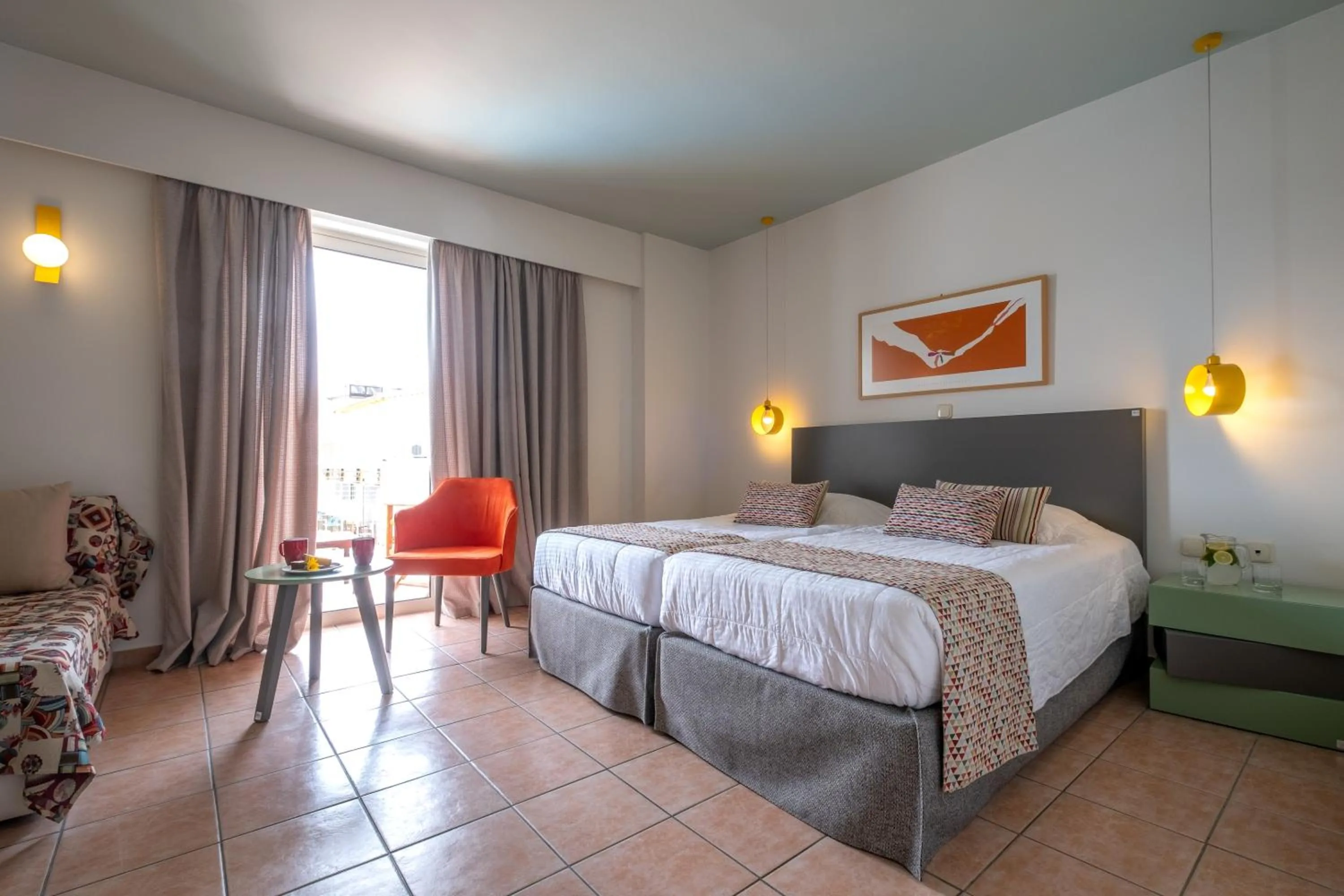 Photo of the whole room, Bed in Flisvos Royal Hotel & Suites