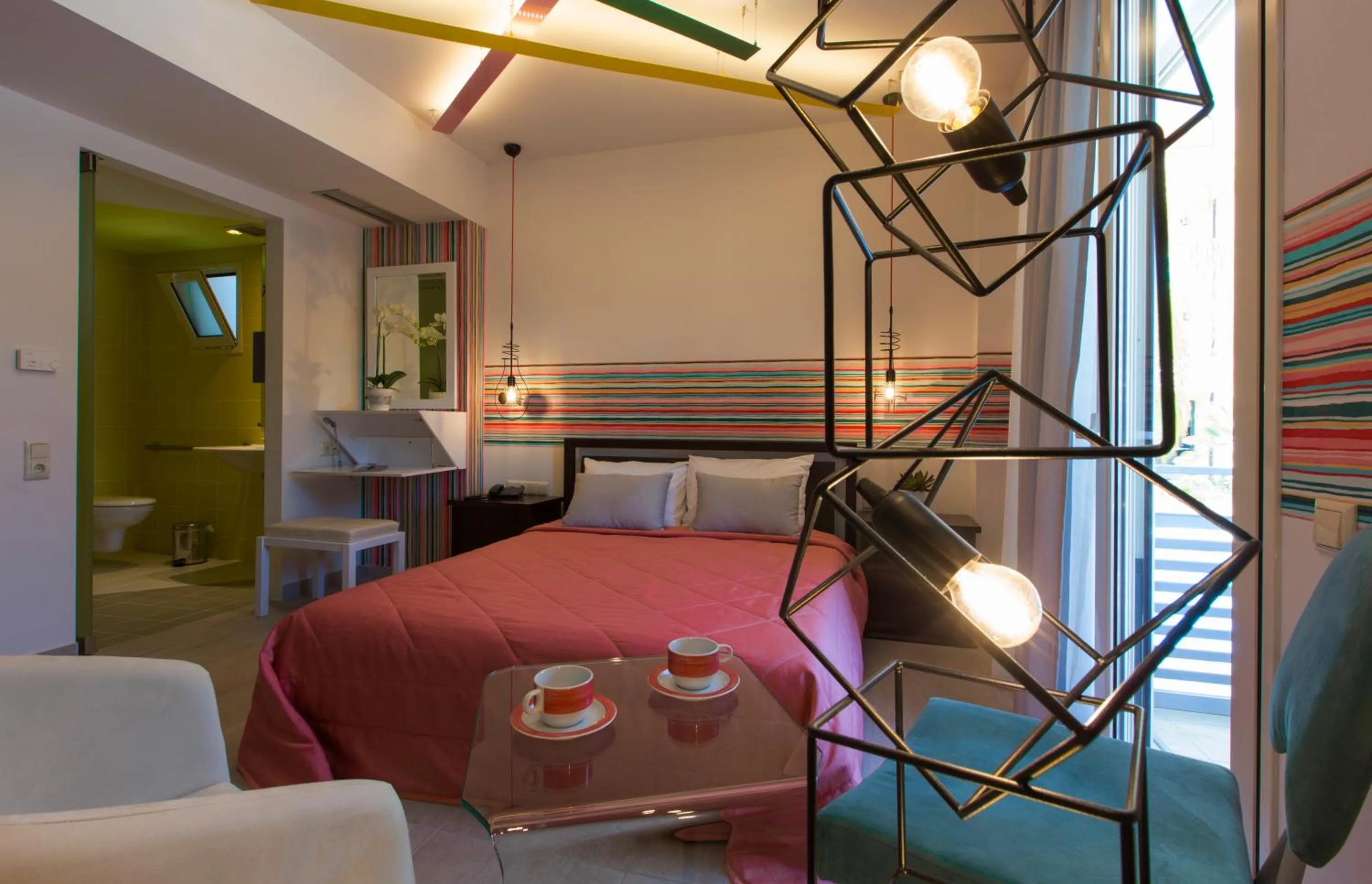 Bedroom, Bed in Flisvos Royal Hotel & Suites