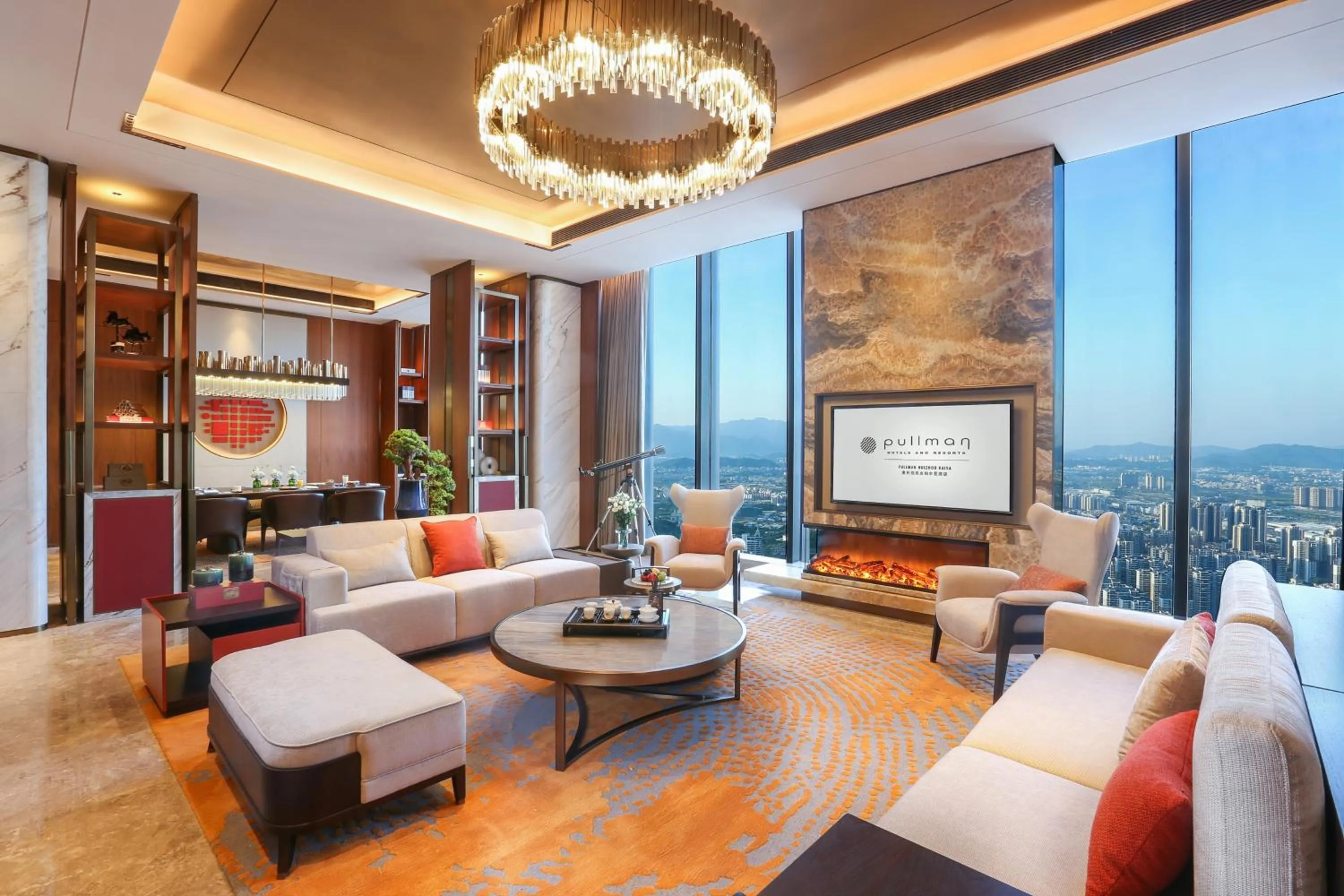 Living room in Pullman Huizhou Kaisa