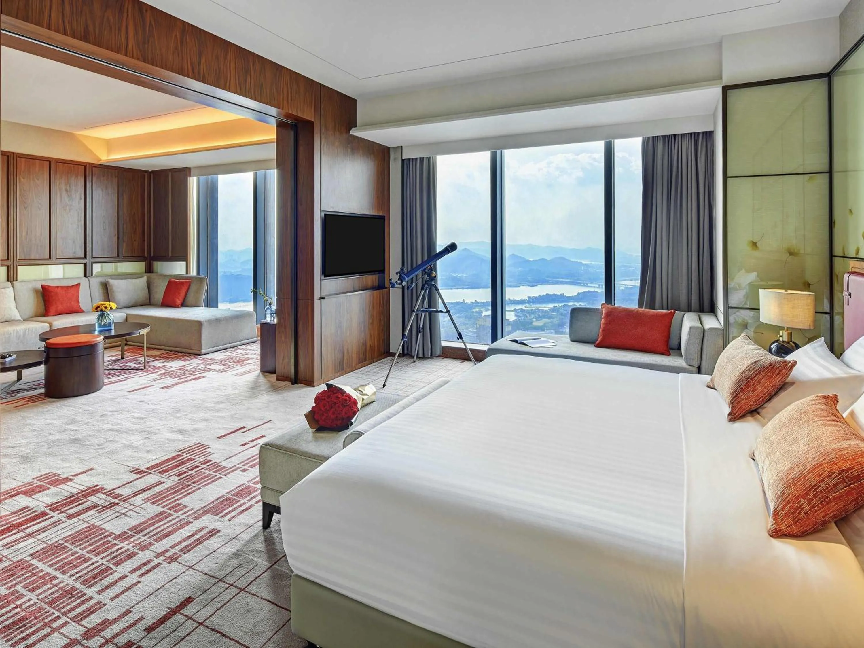 Bedroom, Bed in Pullman Huizhou Kaisa