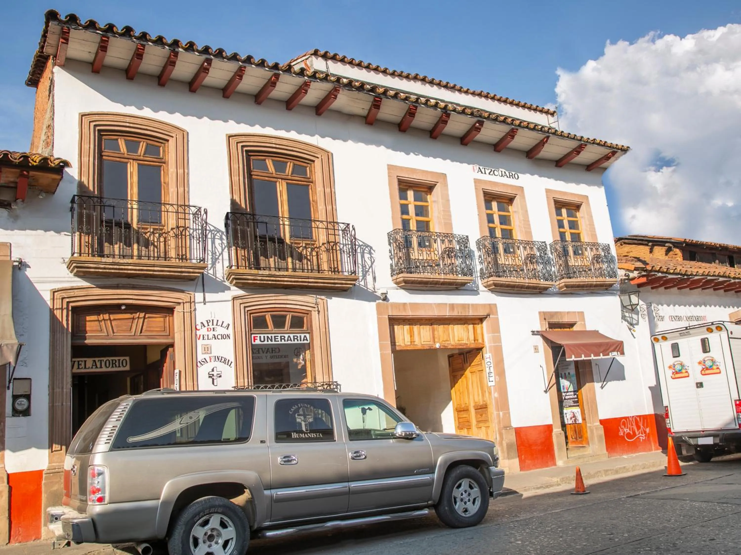 Facade/entrance in Hotel Patzcuaro