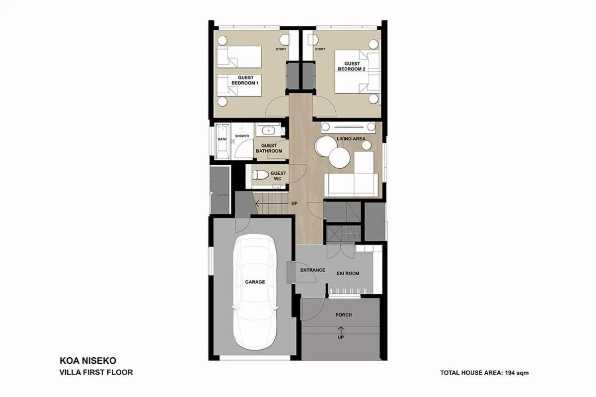 Floor plan in Koa Niseko