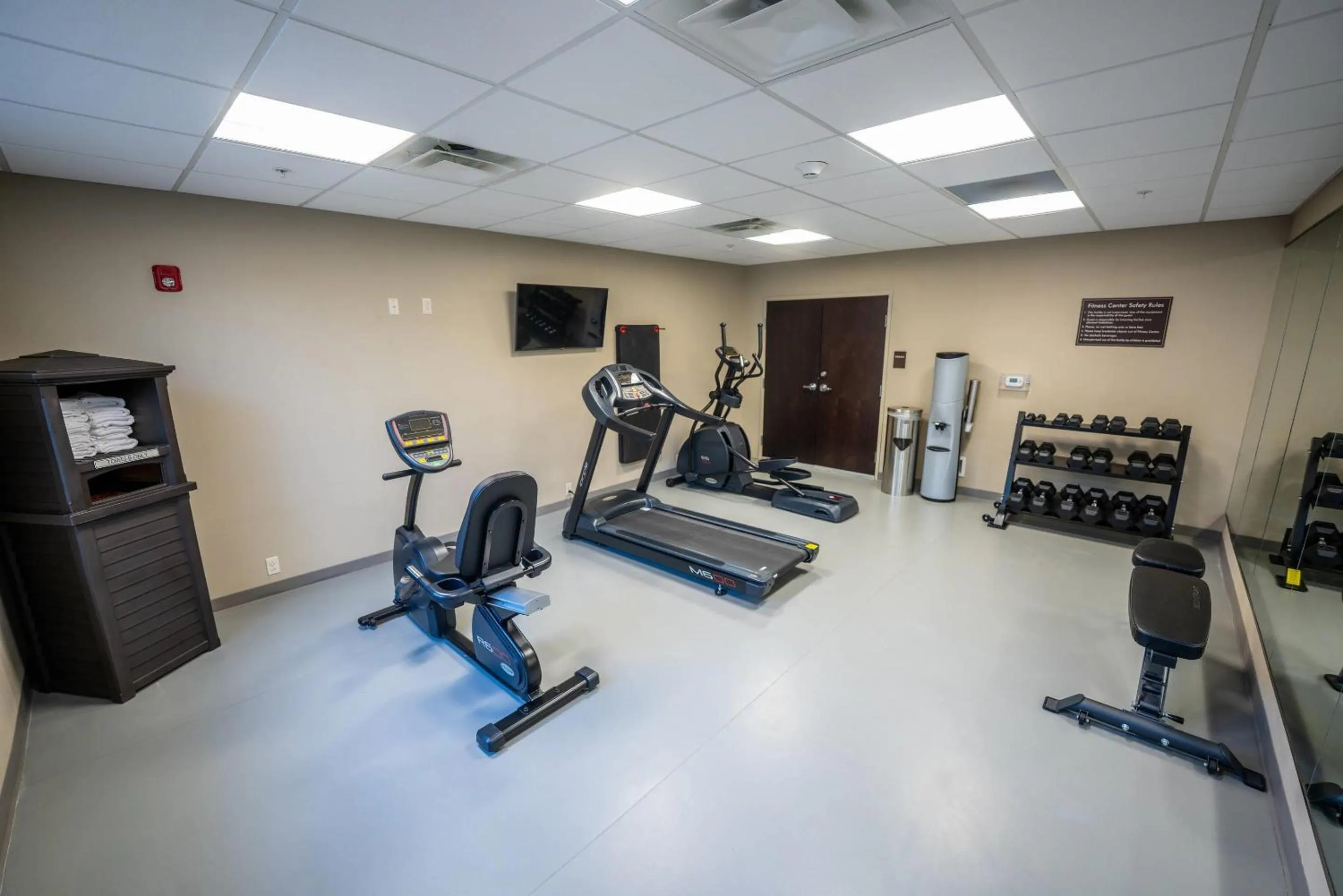 Fitness centre/facilities in MainStay Suites Union City, TN