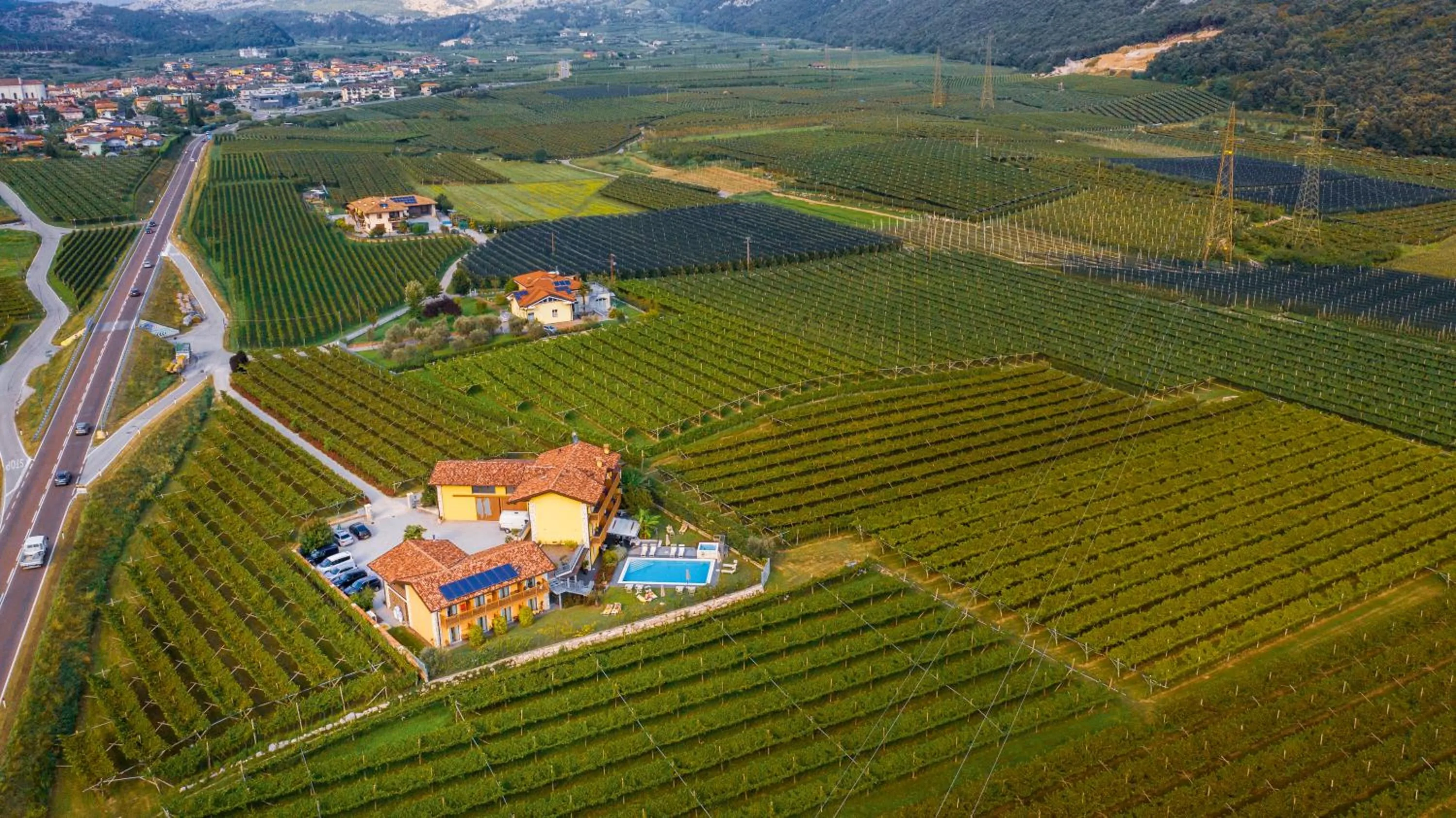 Bird's eye view in Maso Agritur Santa Lucia