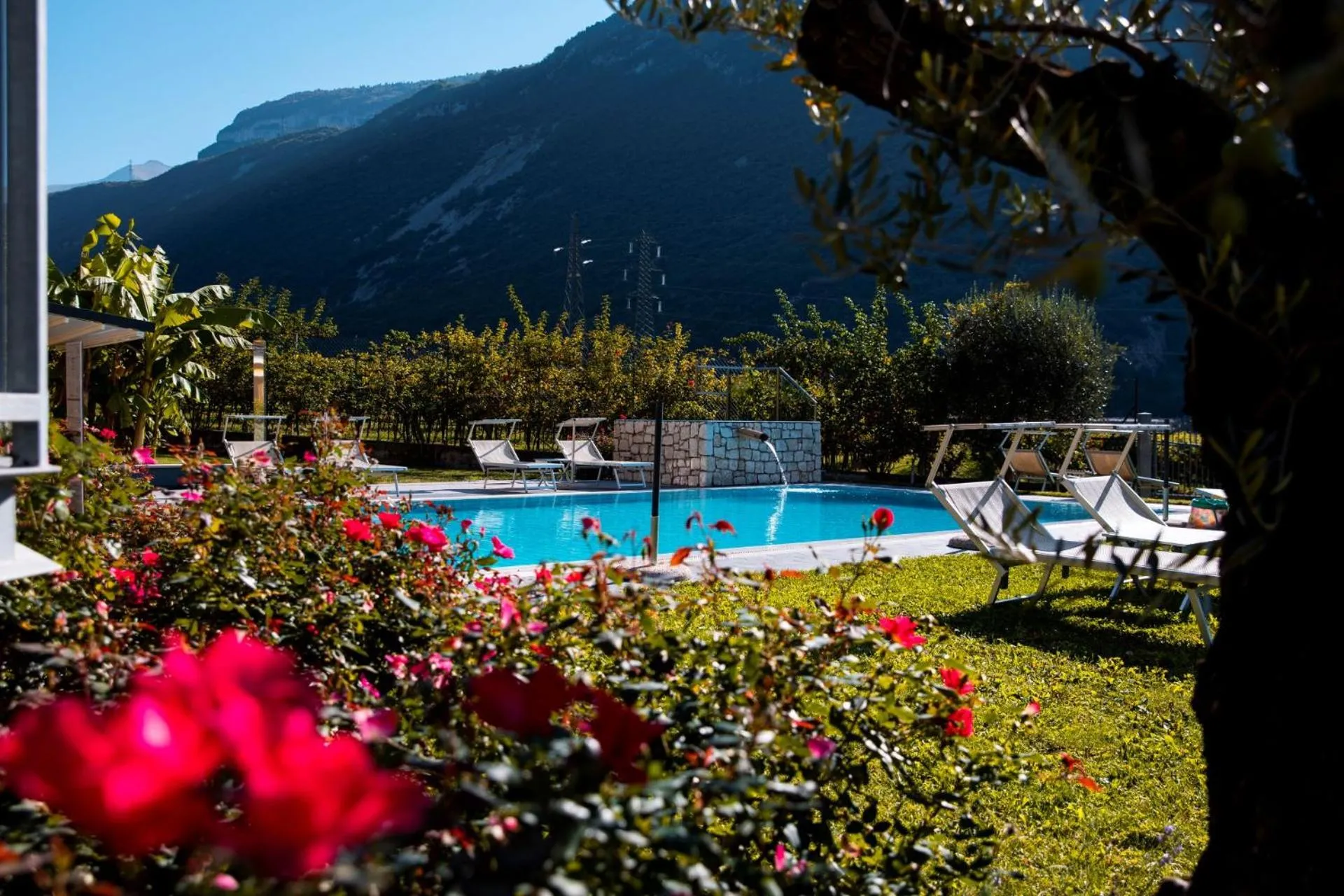 Swimming pool in Maso Agritur Santa Lucia