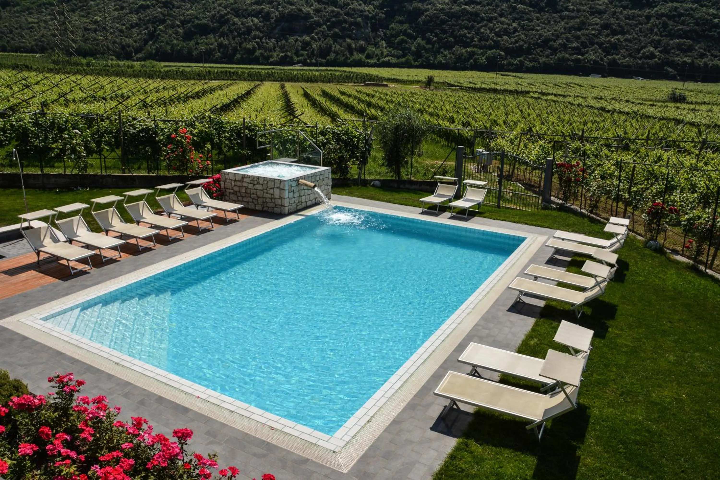 Swimming pool in Maso Agritur Santa Lucia