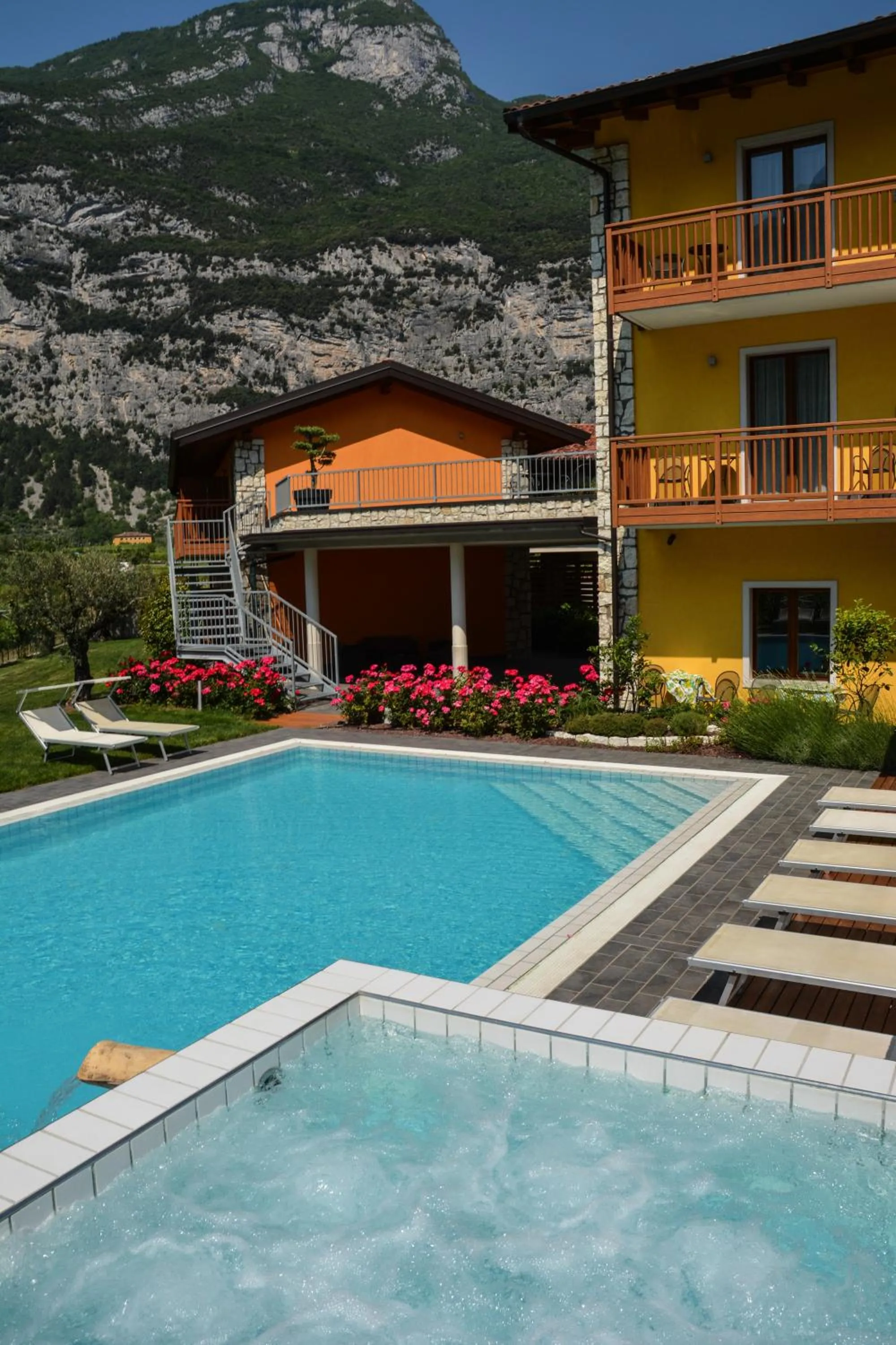 Swimming pool in Maso Agritur Santa Lucia