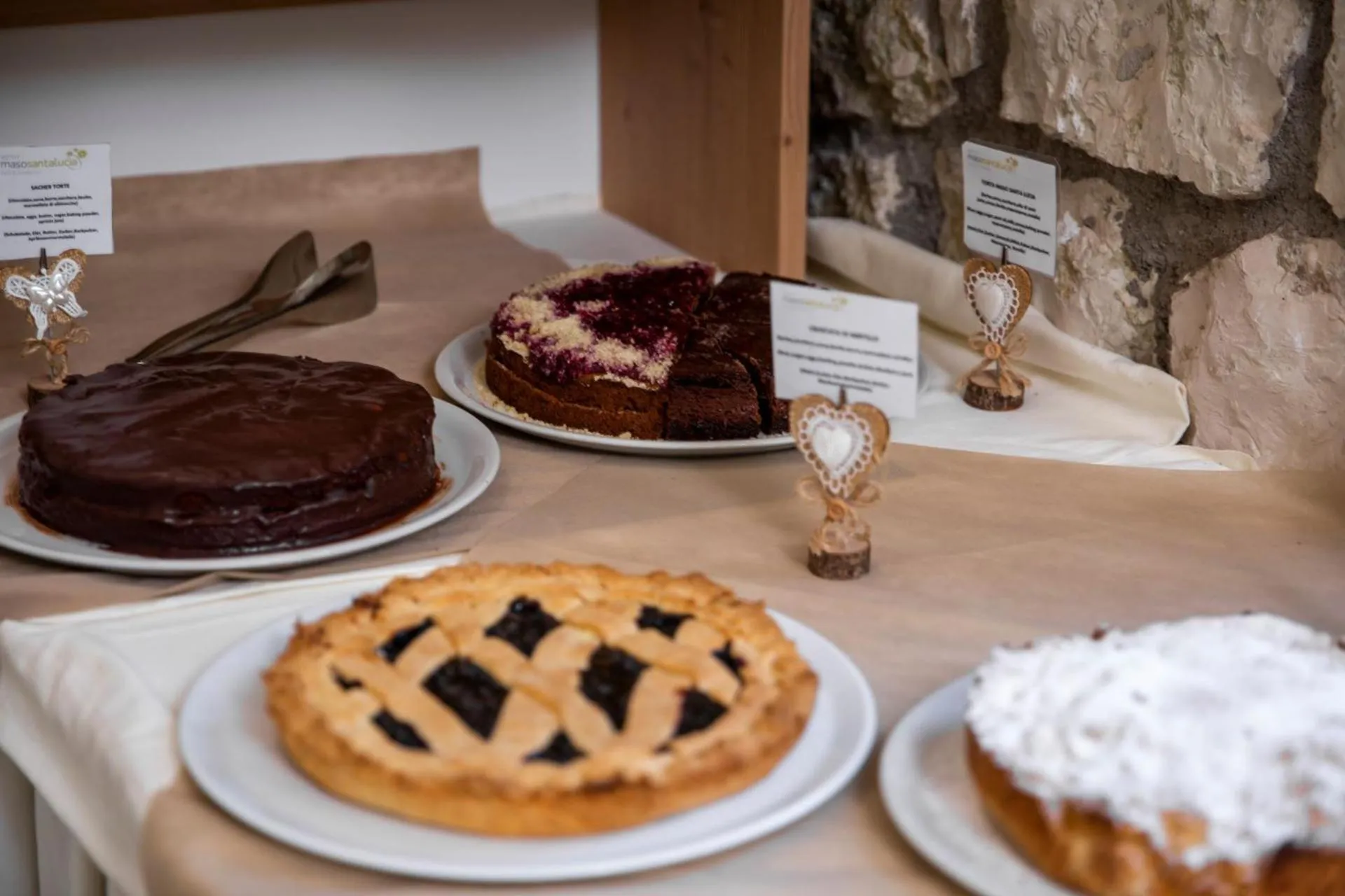 Buffet breakfast in Maso Agritur Santa Lucia