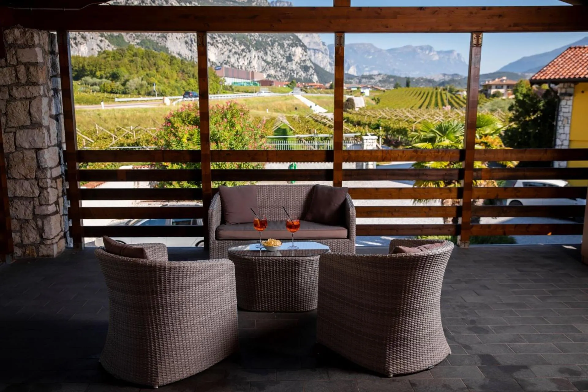 Balcony/Terrace in Maso Agritur Santa Lucia