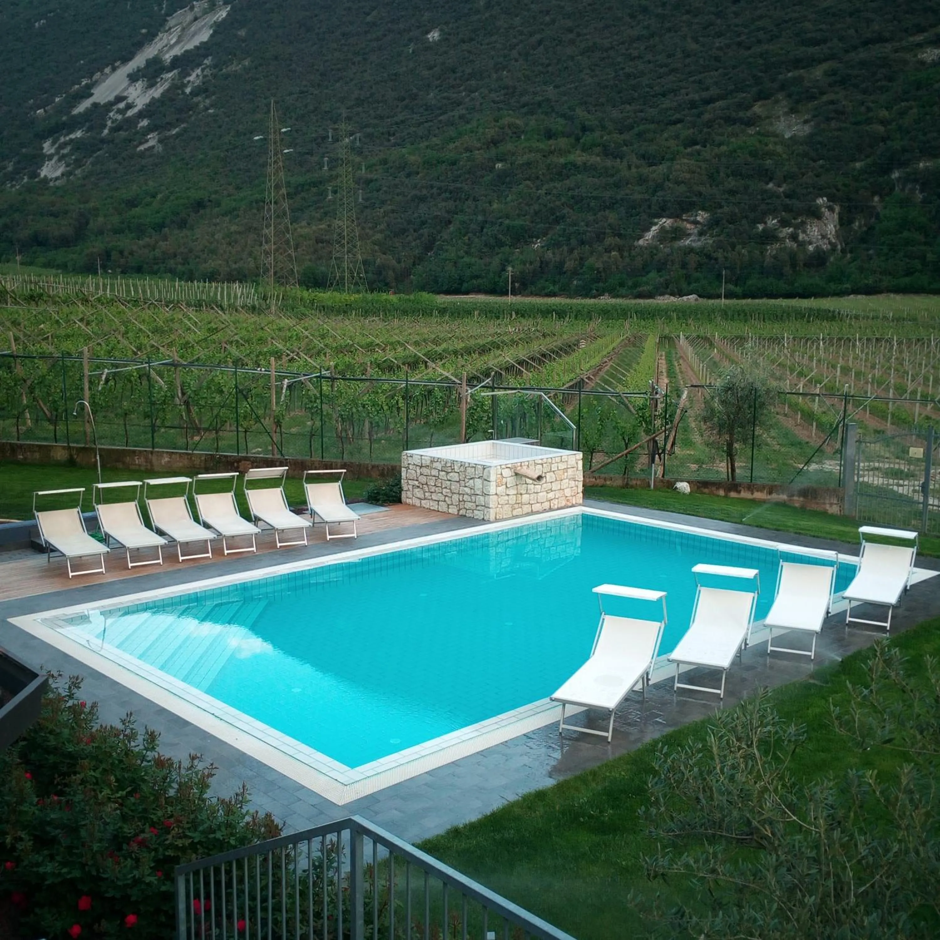 Swimming pool in Maso Agritur Santa Lucia