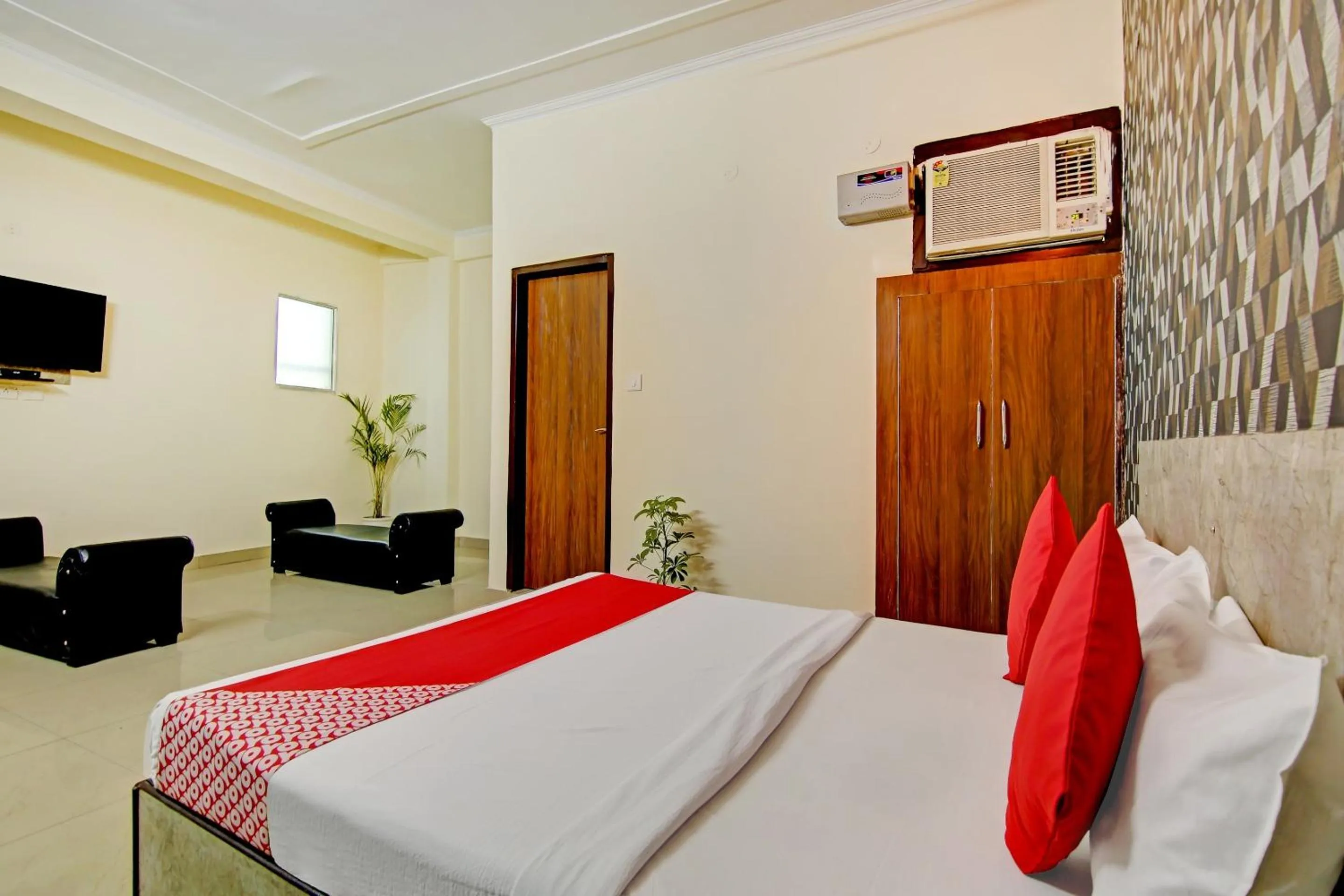 Lobby or reception, Bed in Super Hotel O SKY INN