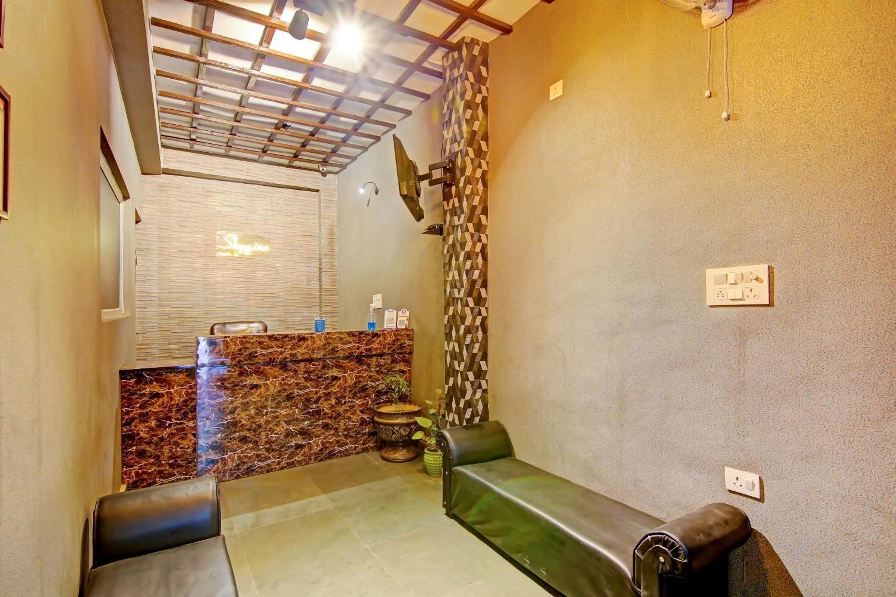 Lobby or reception in Super Hotel O SKY INN