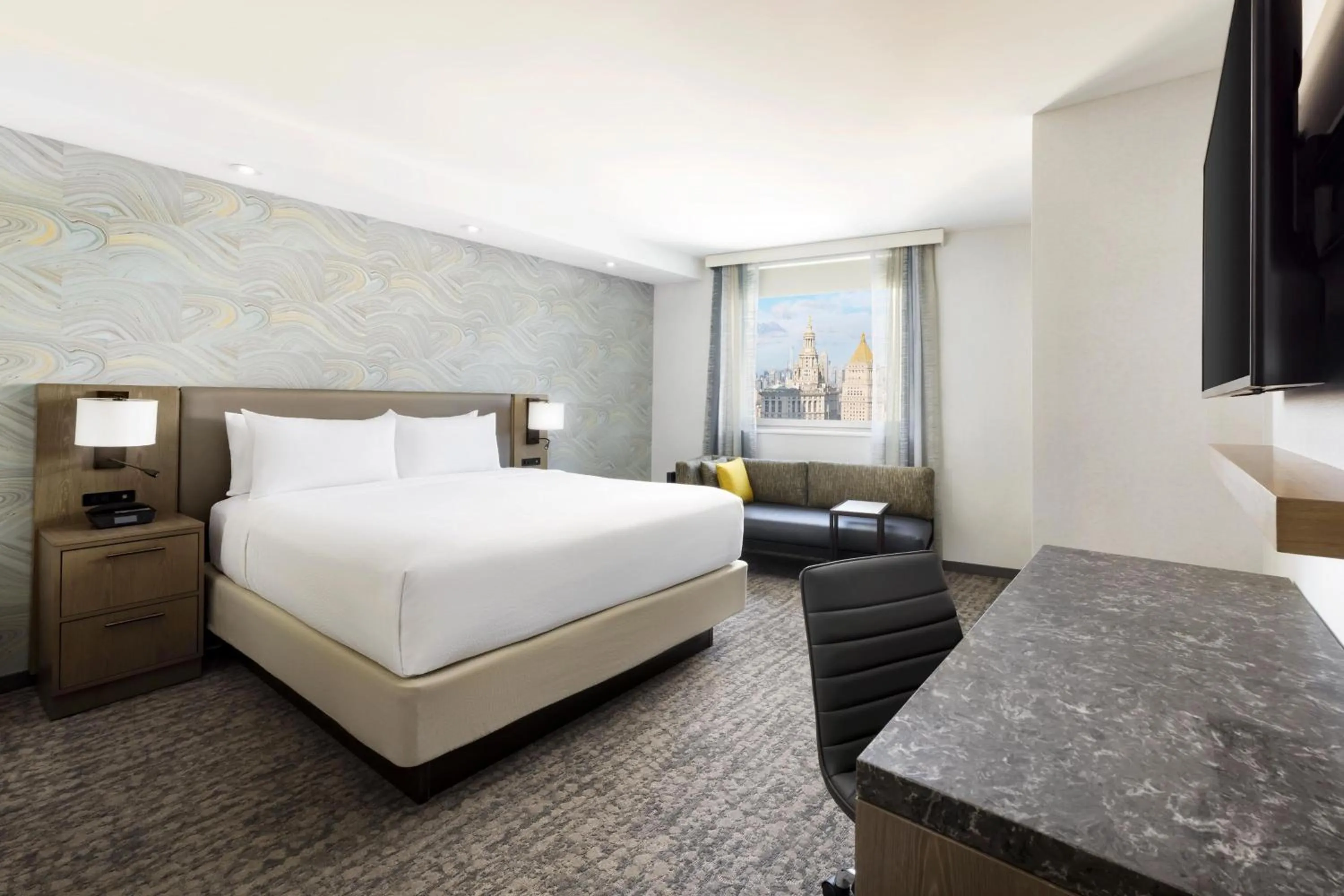 Photo of the whole room, Bed in Residence Inn New York Downtown Manhattan/Financial District