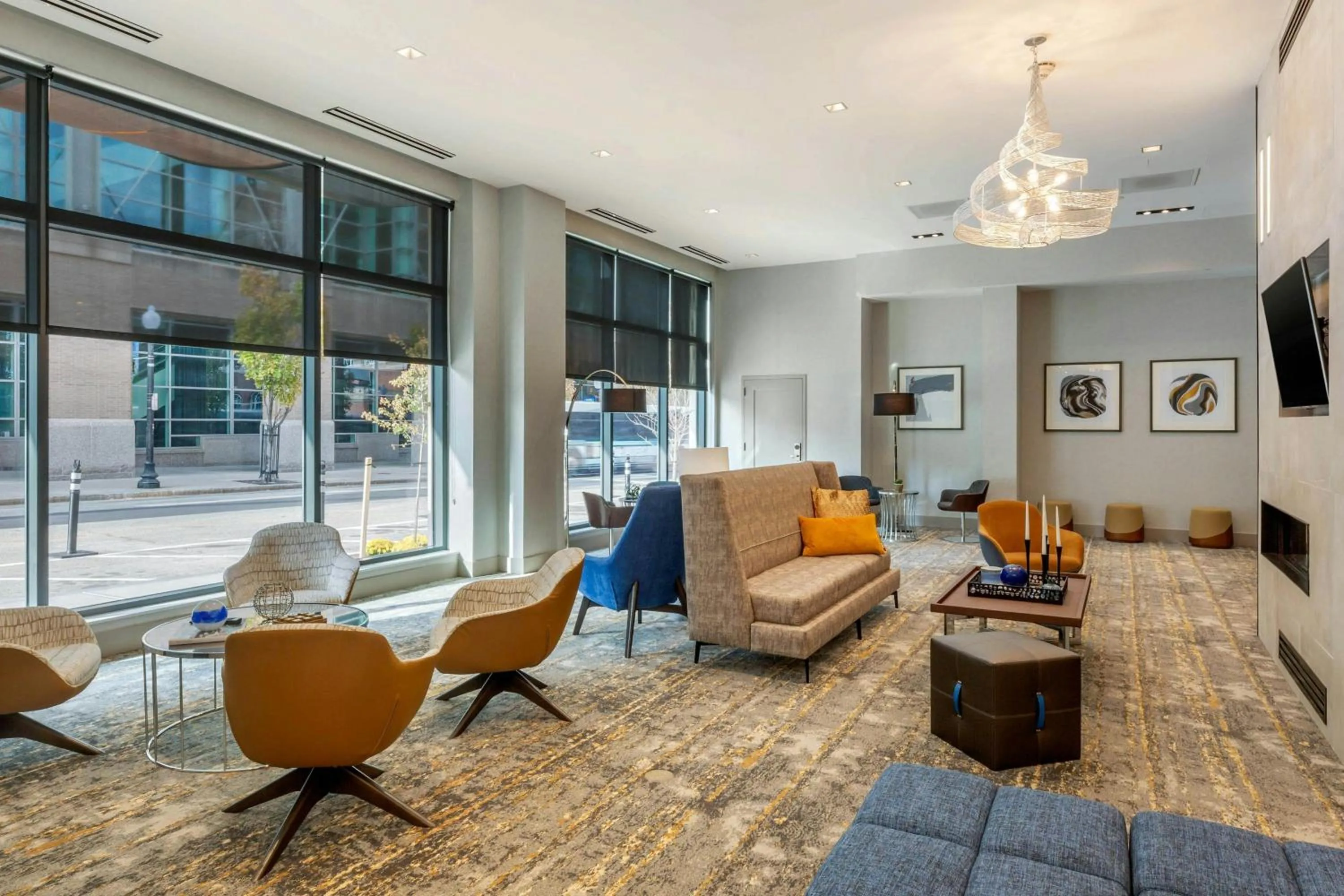 Lobby or reception in Residence Inn Providence Downtown