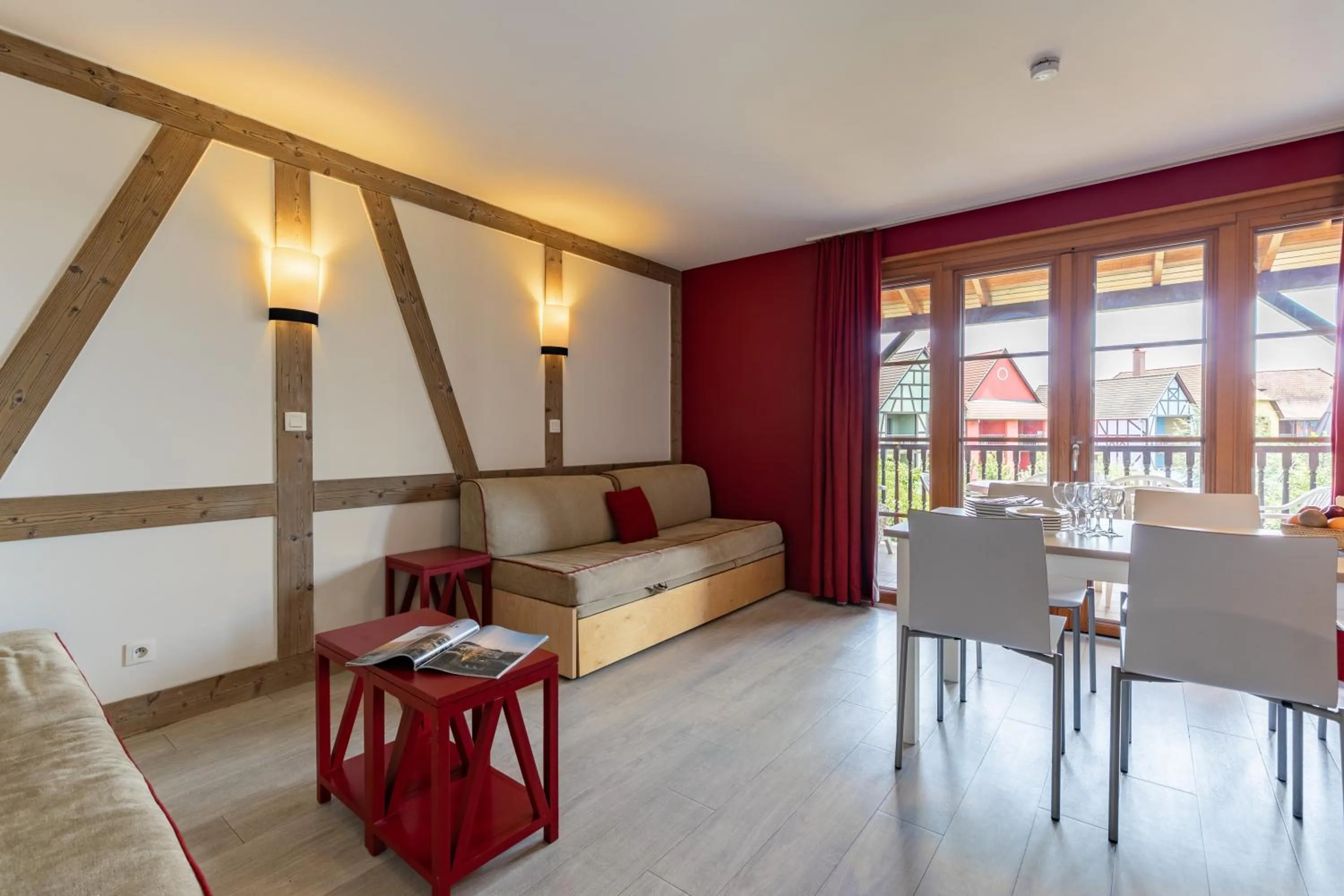 Balcony/Terrace in Résidence Pierre & Vacances Le Clos d'Eguisheim