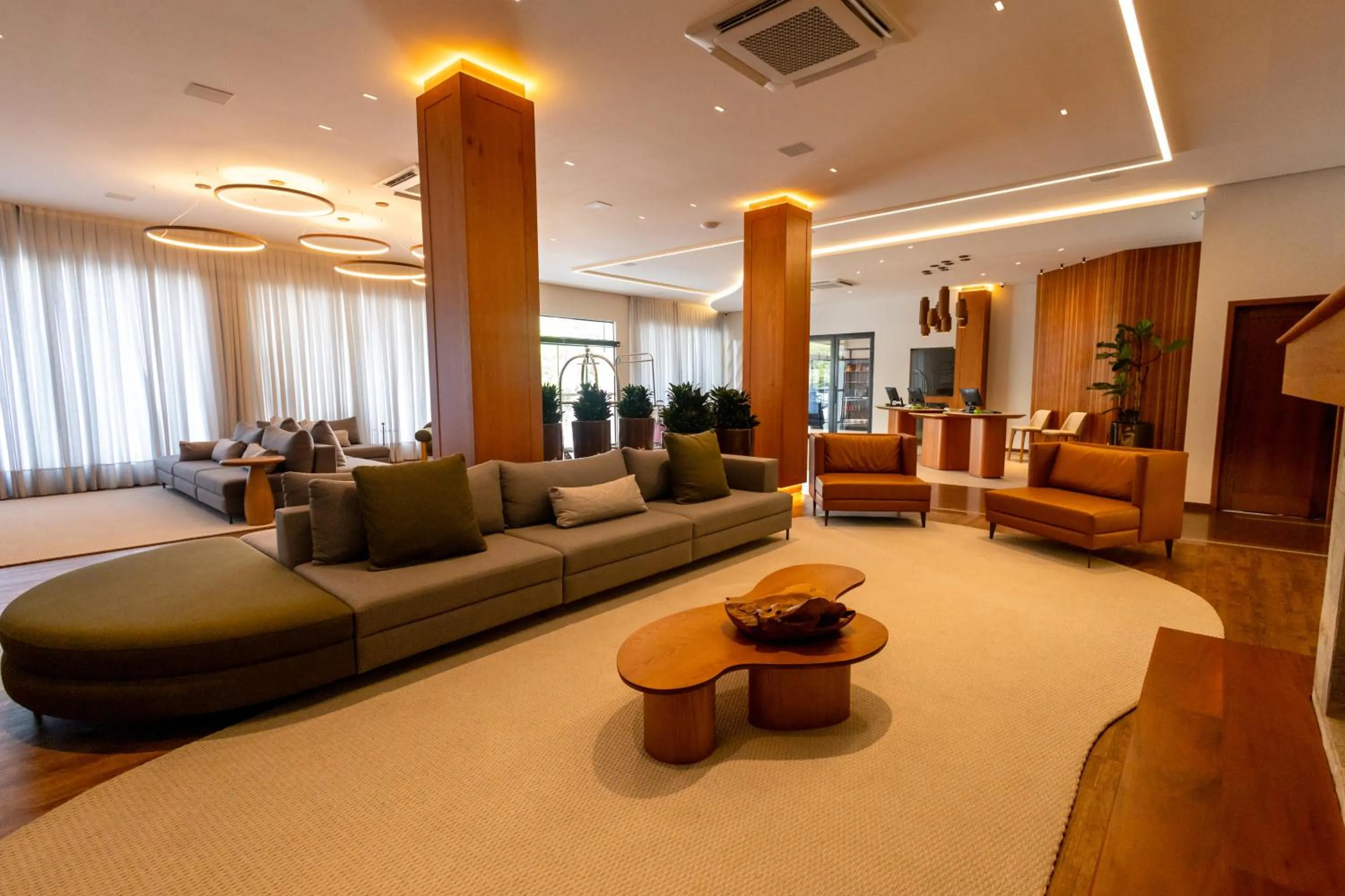 Lobby or reception in Monthez Hotel & Eventos