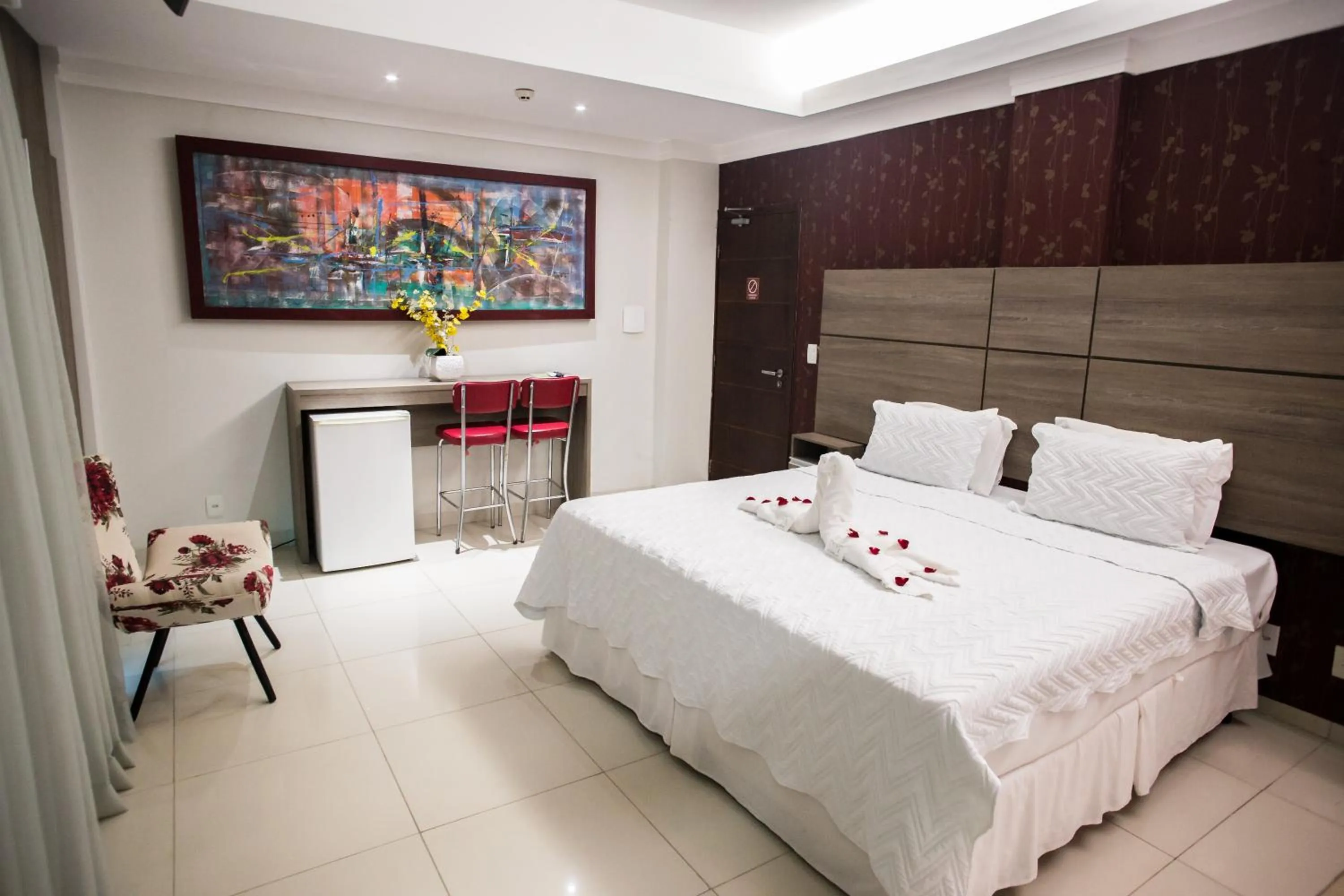 Photo of the whole room, Bed in Pousada Orla dos Corais