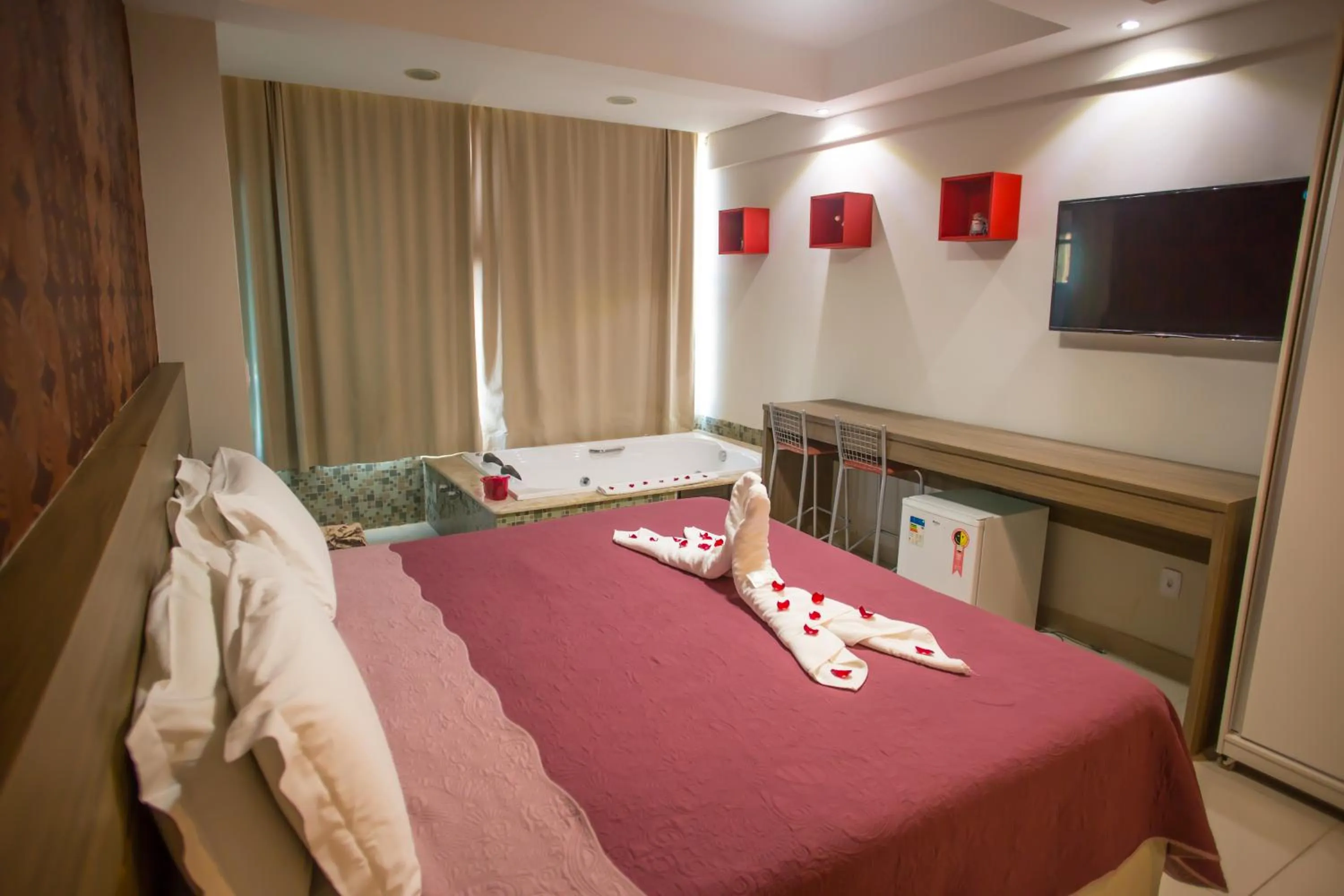 Bed in Pousada Orla dos Corais