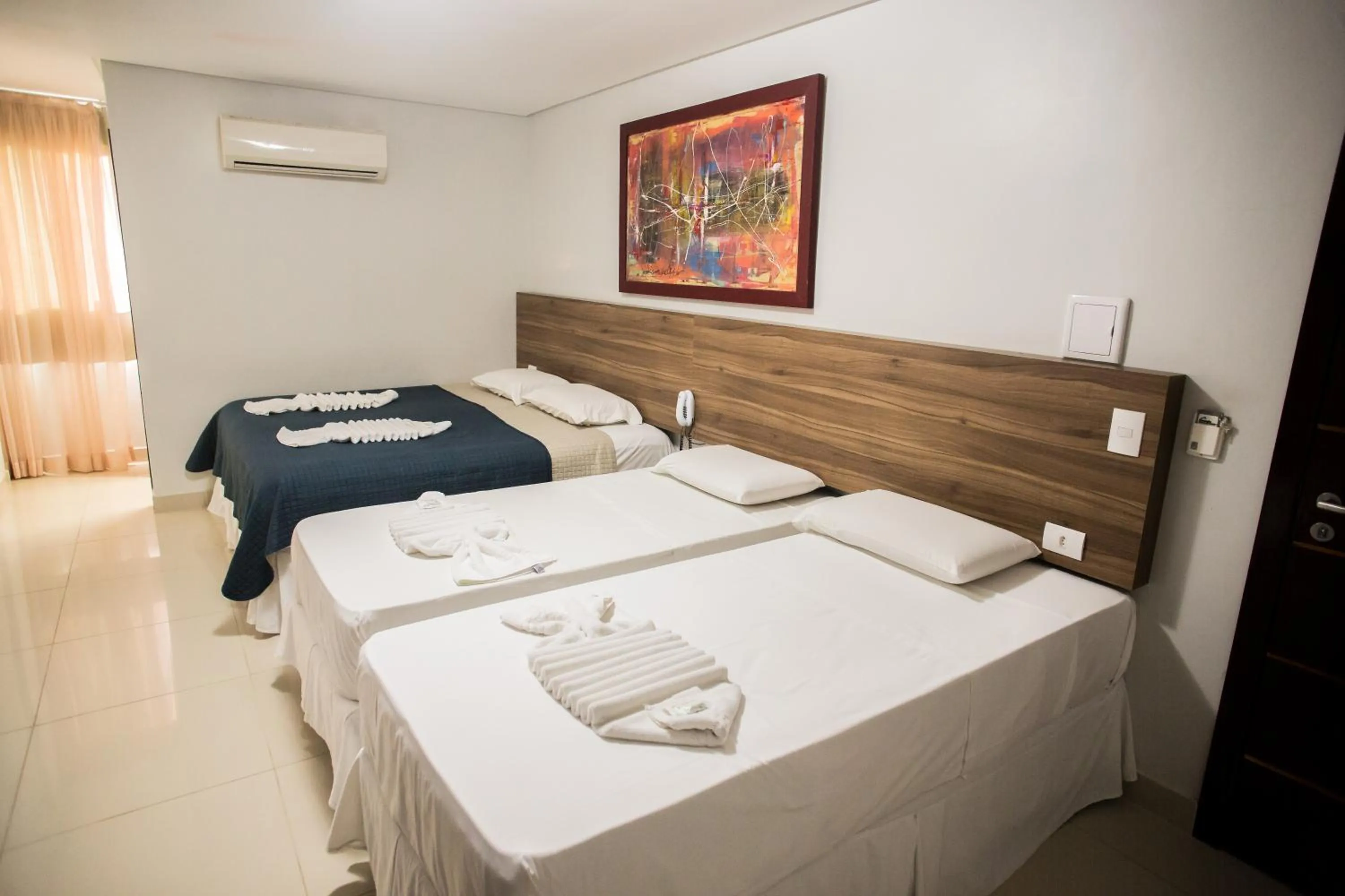 Bed in Pousada Orla dos Corais