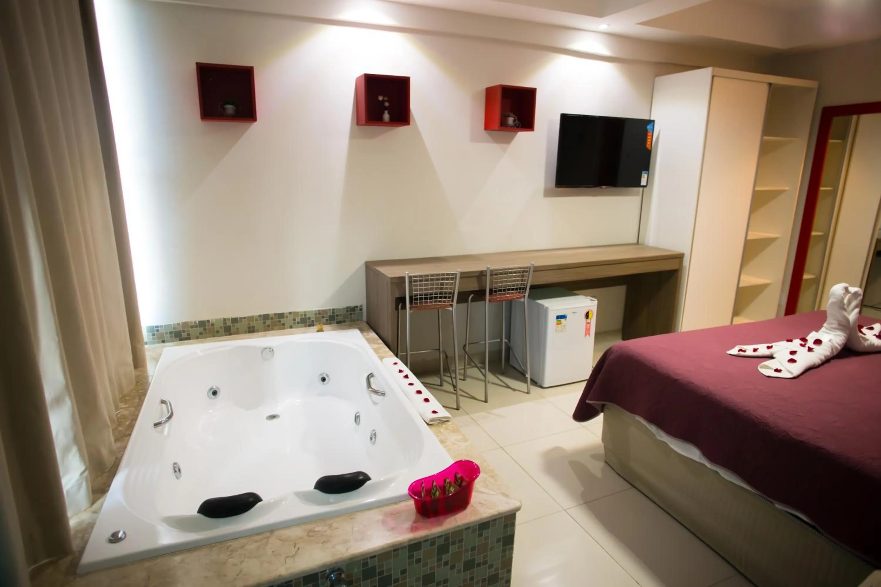 Bed in Pousada Orla dos Corais