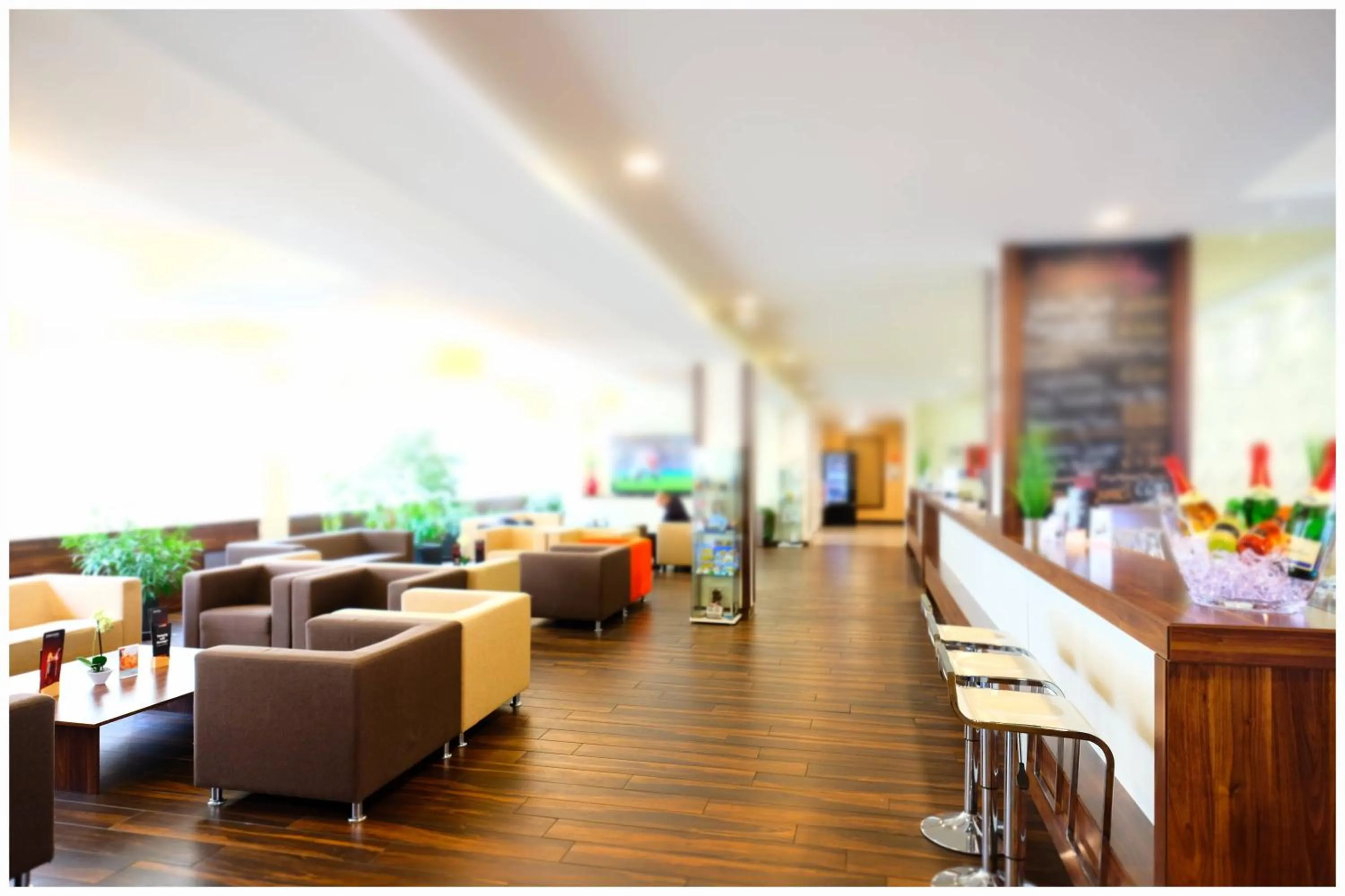 Lobby or reception in Motel Plus Berlin