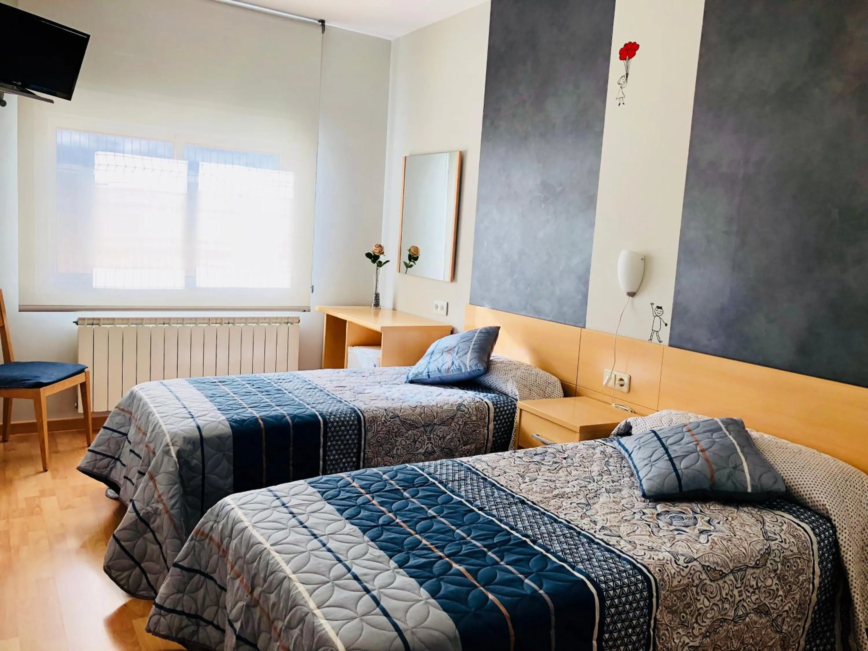 Bed in Hotel Viñas 17