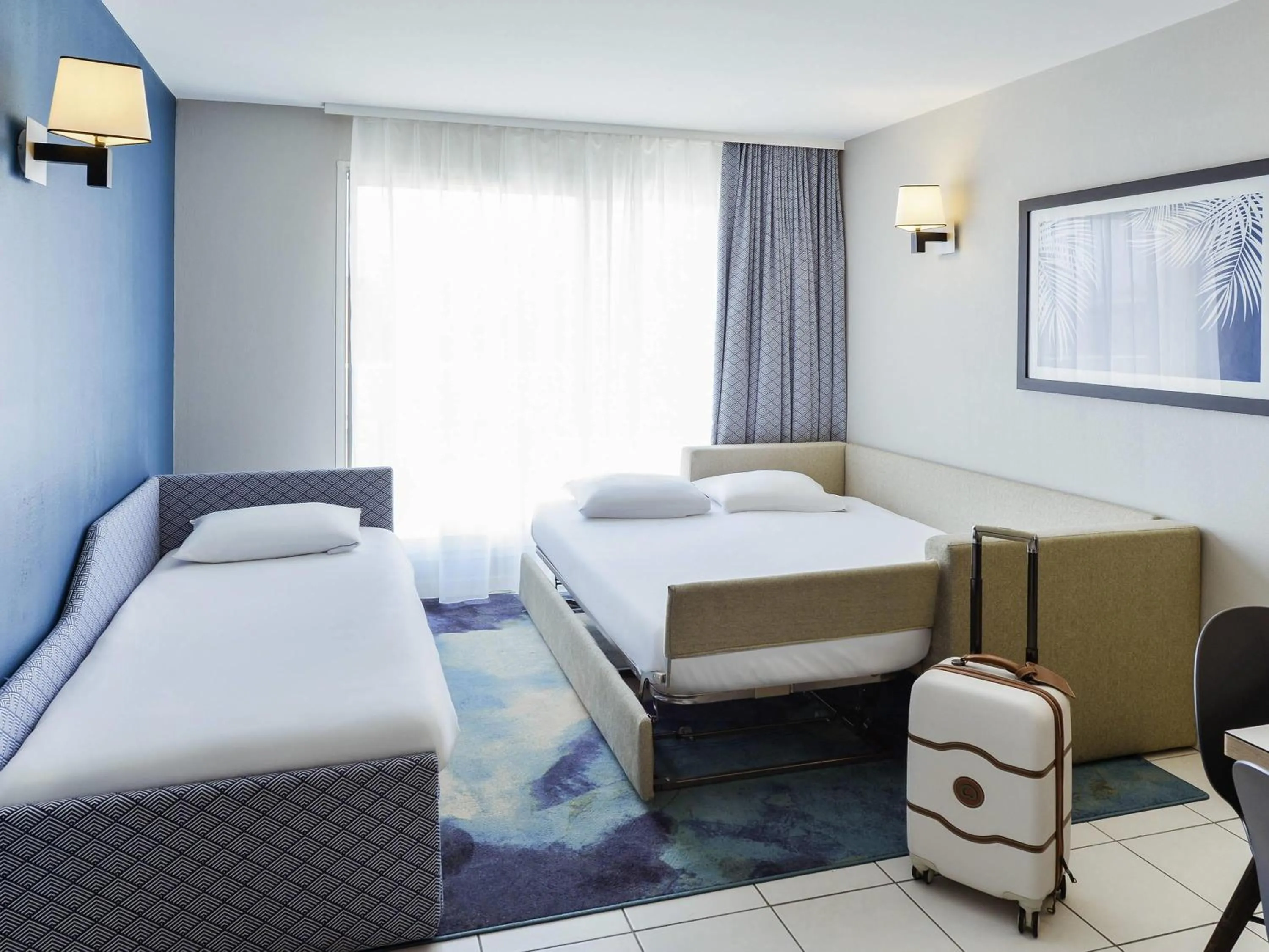 Bedroom, Bed in Aparthotel Adagio Monaco Monte Cristo