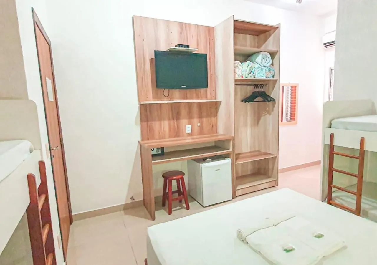 TV and multimedia, Bed in Hotel Brasil