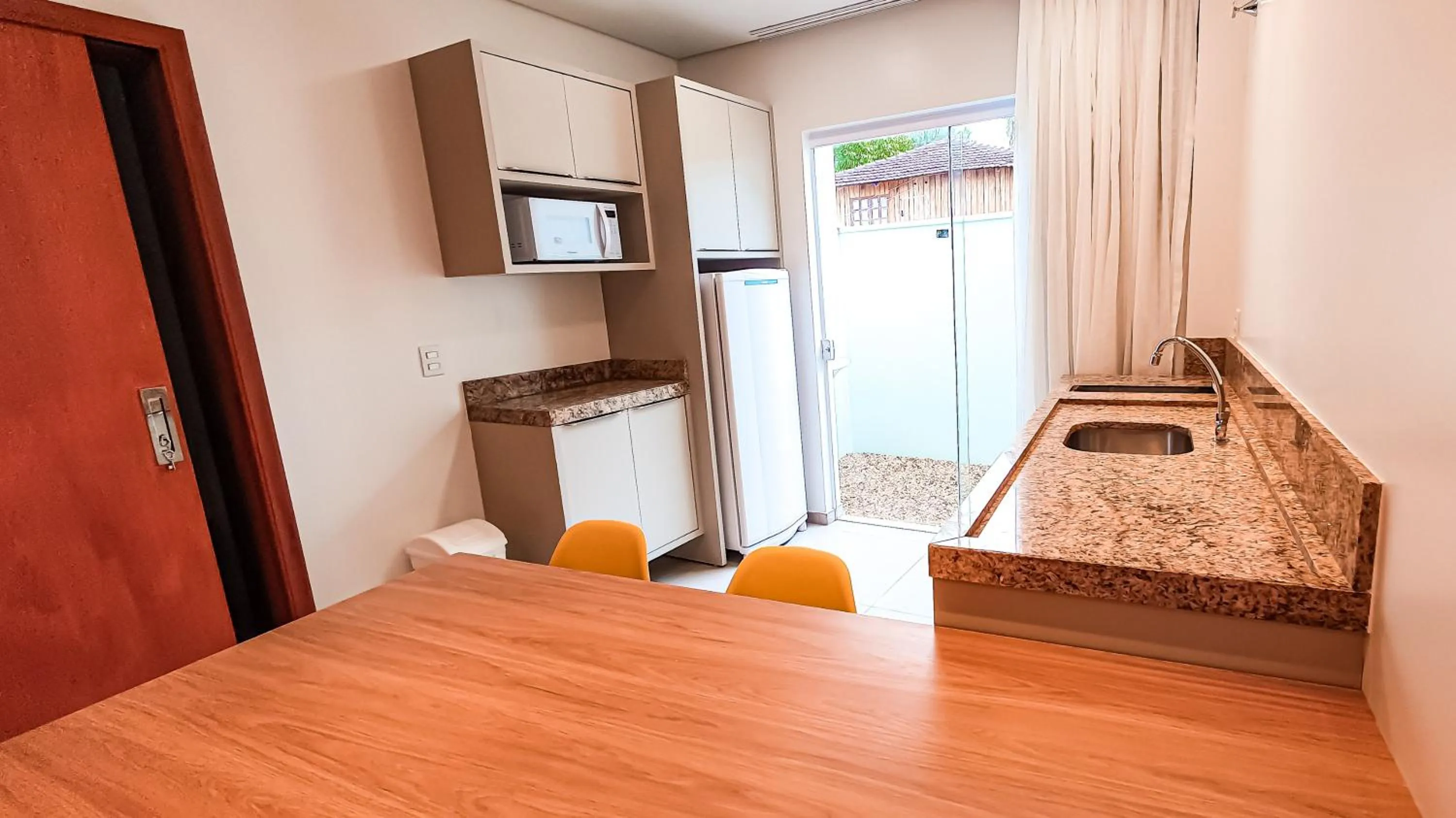 Kitchen or kitchenette in Hotel Brasil