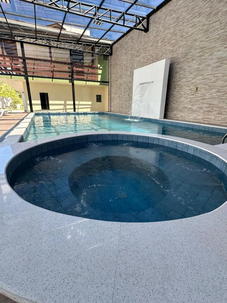 Hot Tub in Hotel Brasil