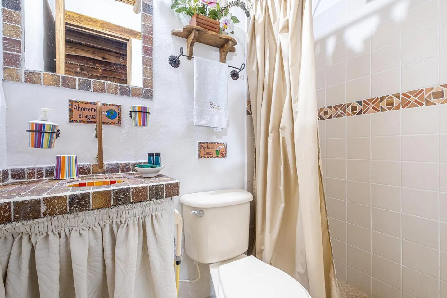 Bathroom in Ayenda Boutique Macaregua Girón