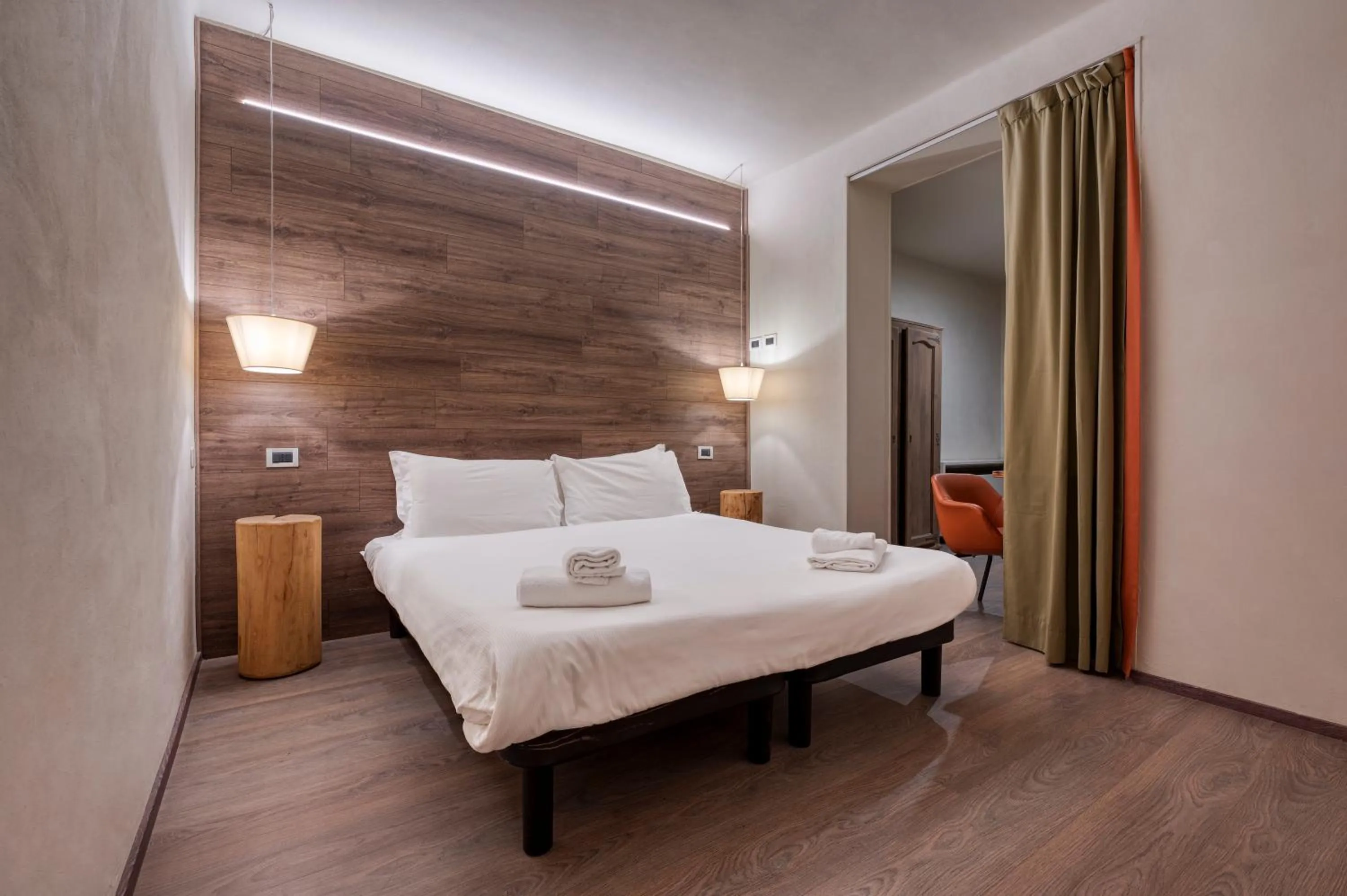 Bed in Hotel Miramonti Family & SPA