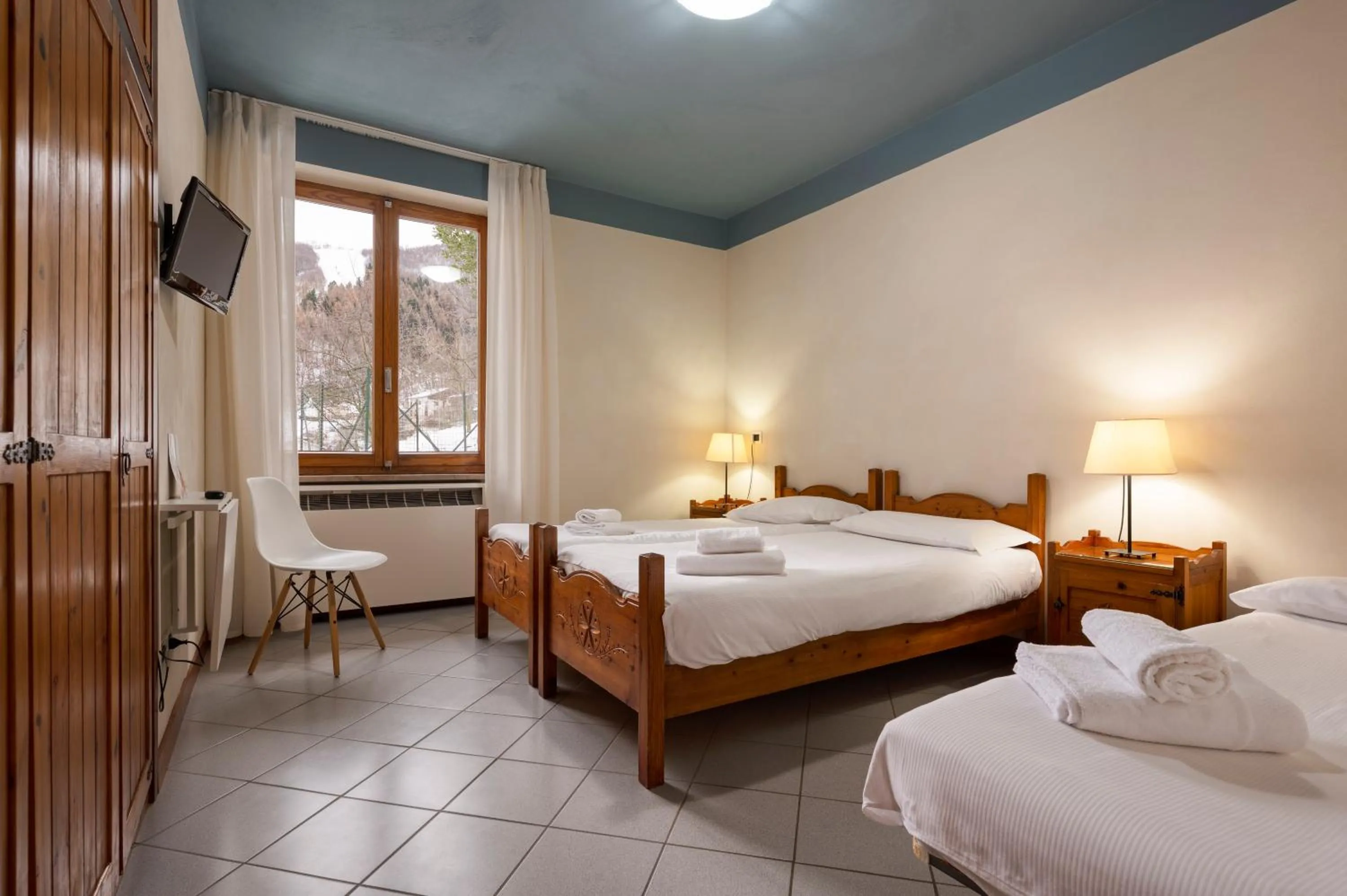 Bed in Hotel Miramonti Family & SPA