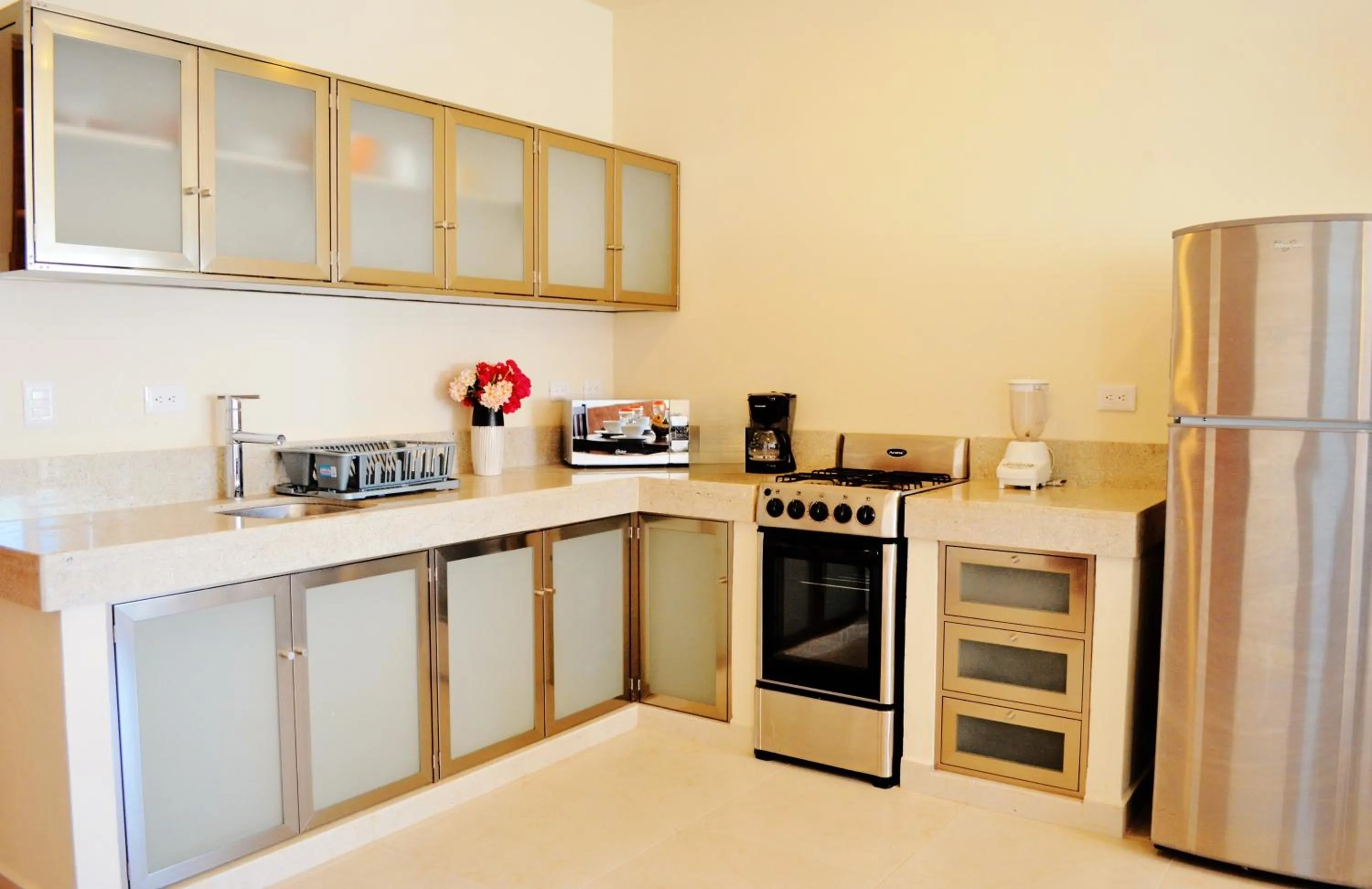 Kitchen or kitchenette in Arrecifes Suites