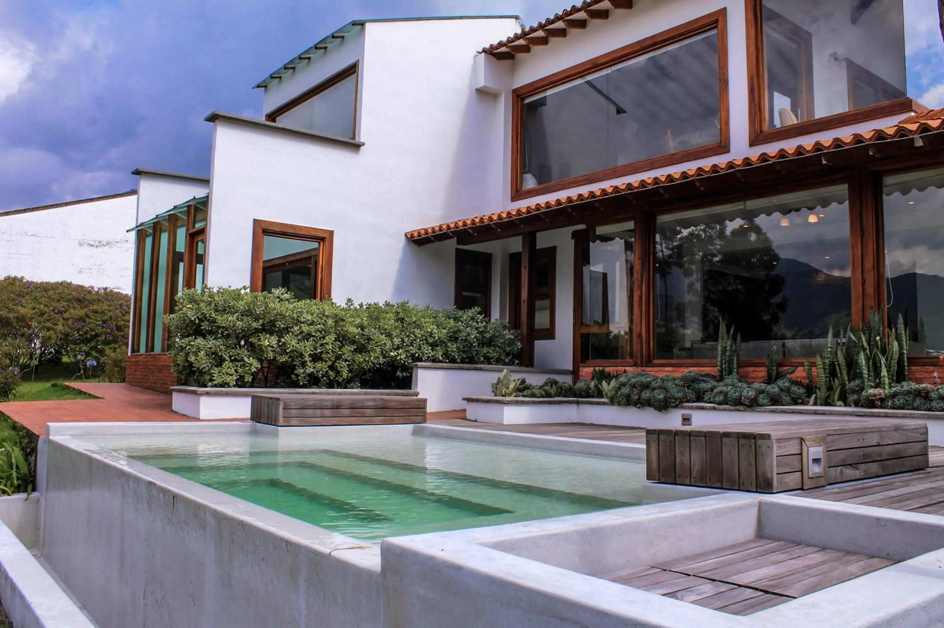 Garden in Termales El Otoño