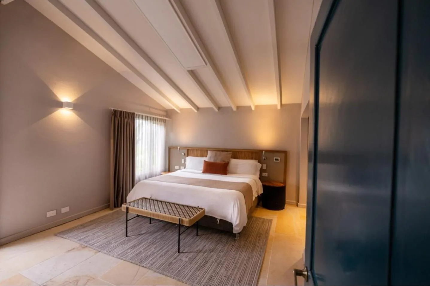 Bedroom, Bed in Termales El Otoño