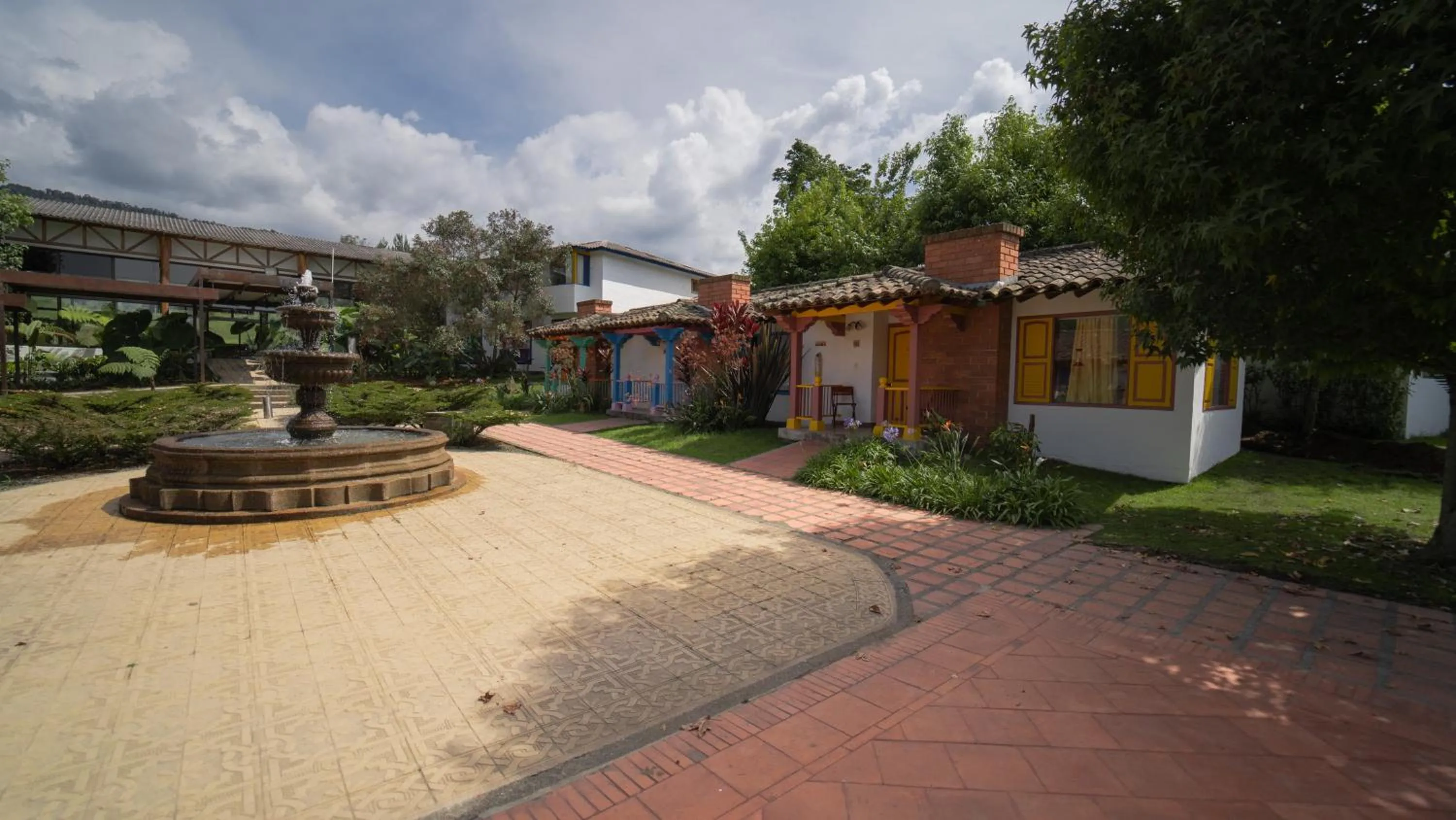 Patio in Termales El Otoño